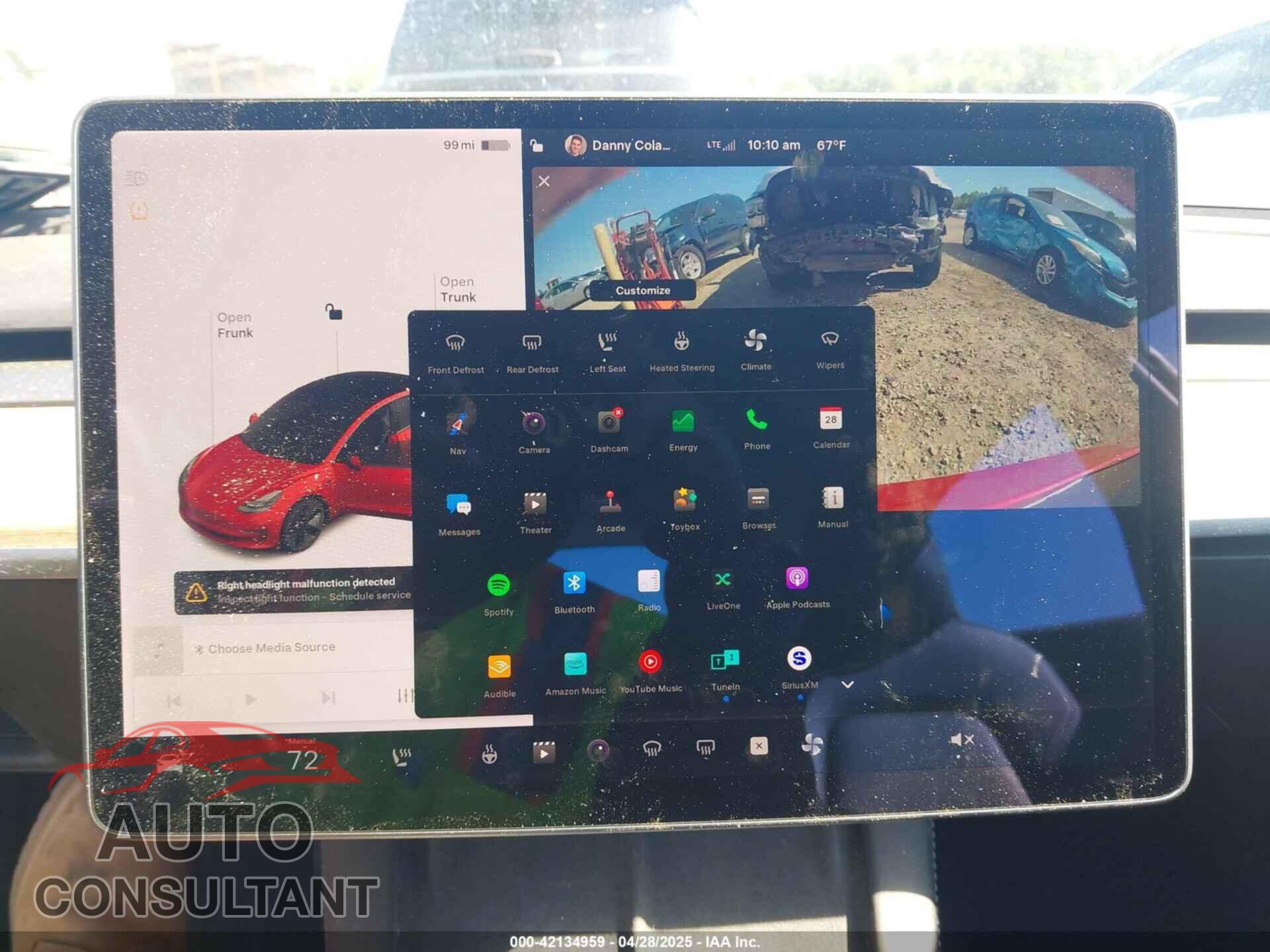 TESLA MODEL 3 2021 - 5YJ3E1EB8MF034886