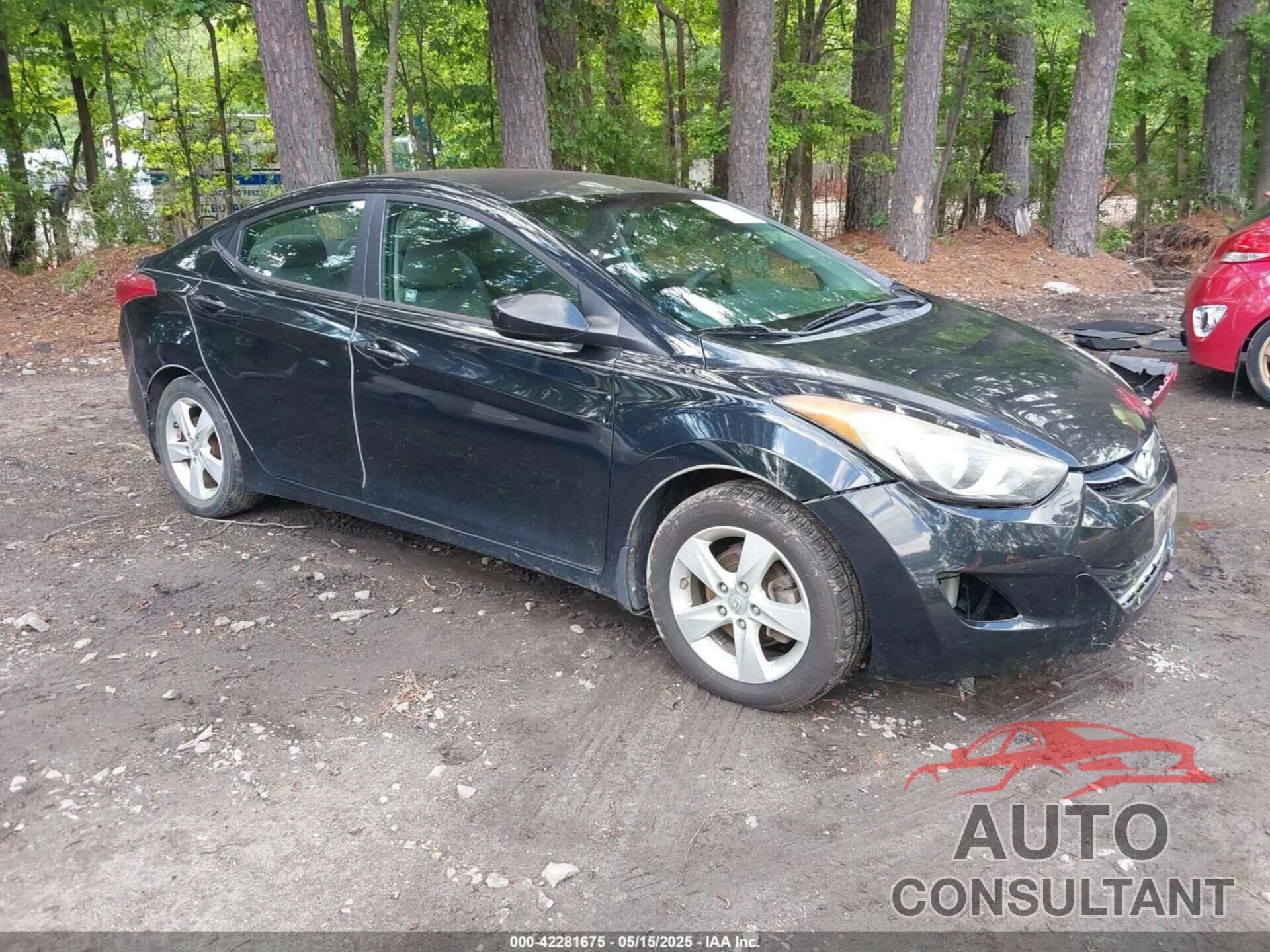 HYUNDAI ELANTRA 2013 - KMHDH4AE0DU545363