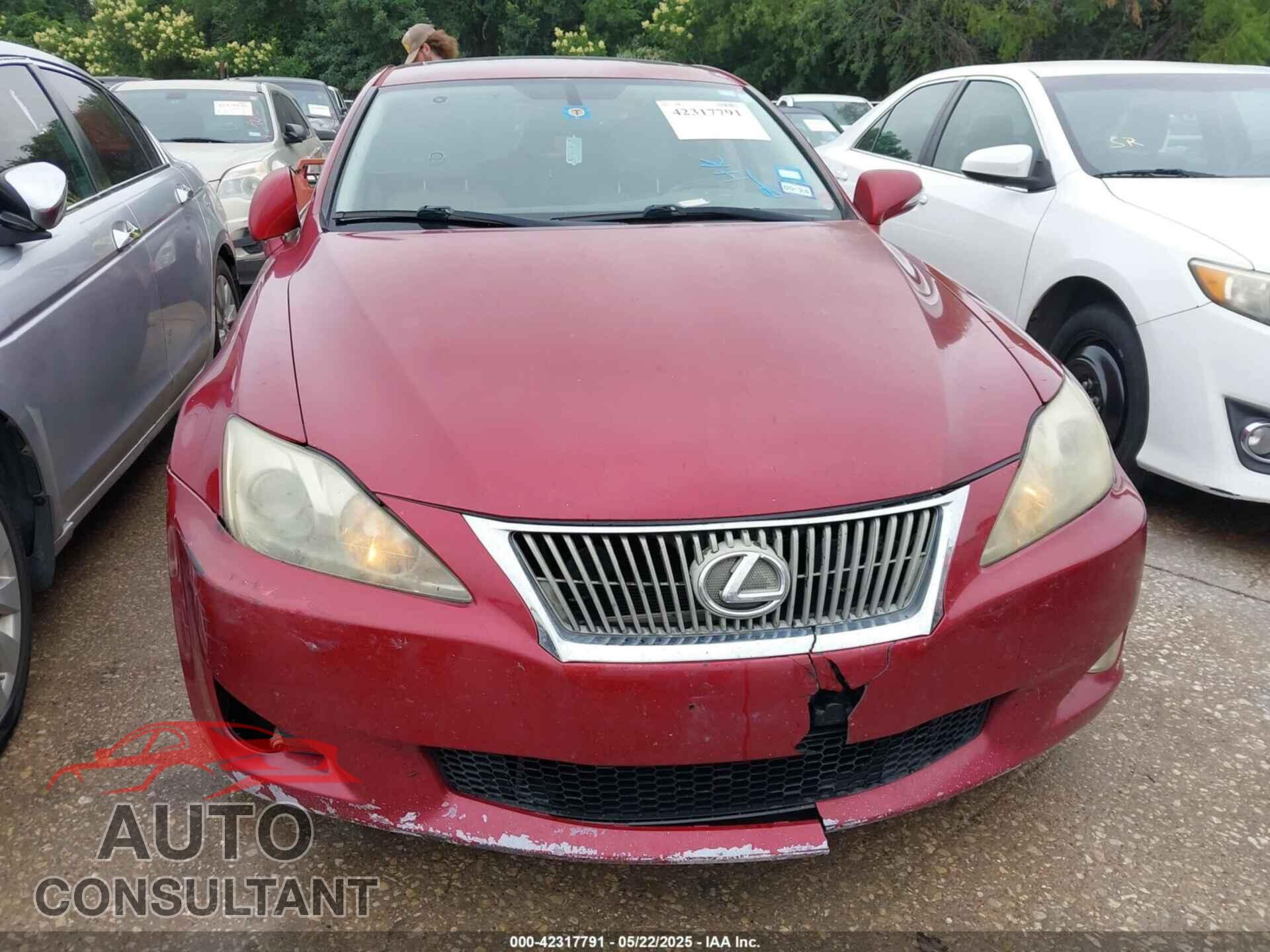 LEXUS IS 250 2010 - JTHBF5C28A5123663