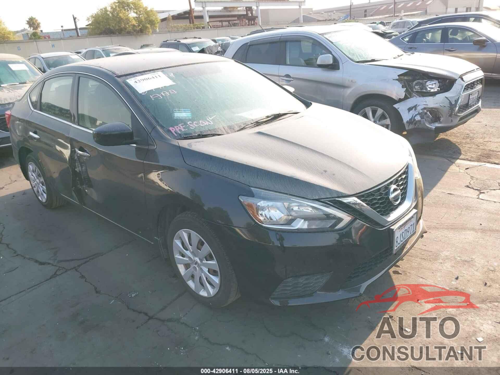 NISSAN SENTRA 2019 - 3N1AB7AP0KY255522