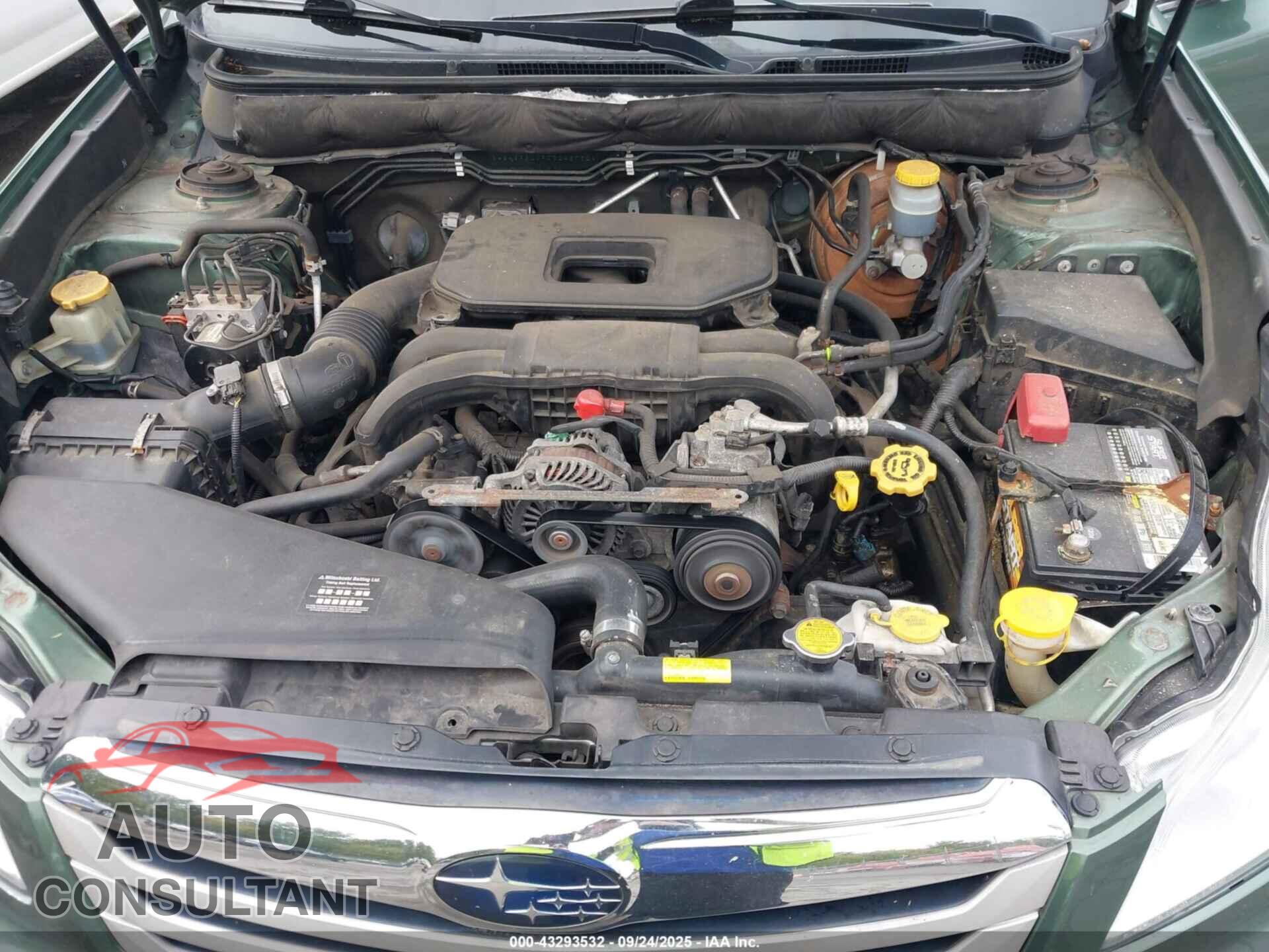 SUBARU OUTBACK 2012 - 4S4BRBLC9C3248732