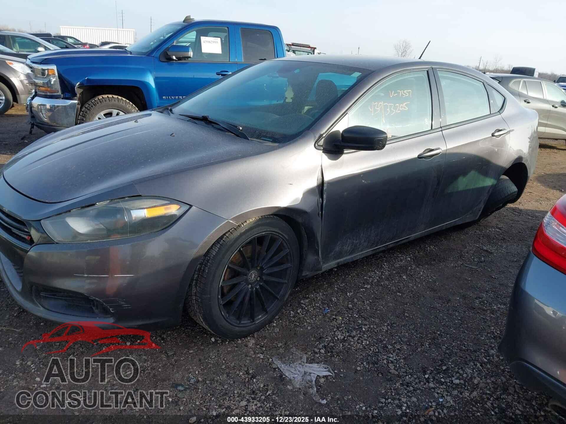 DODGE DART 2015 - 1C3CDFBB9FD437357
