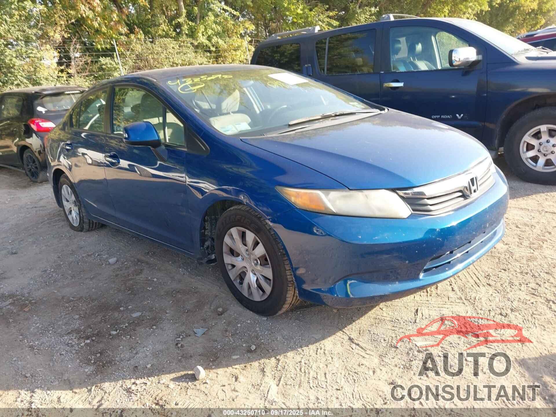 HONDA CIVIC 2012 - 19XFB2F53CE321237