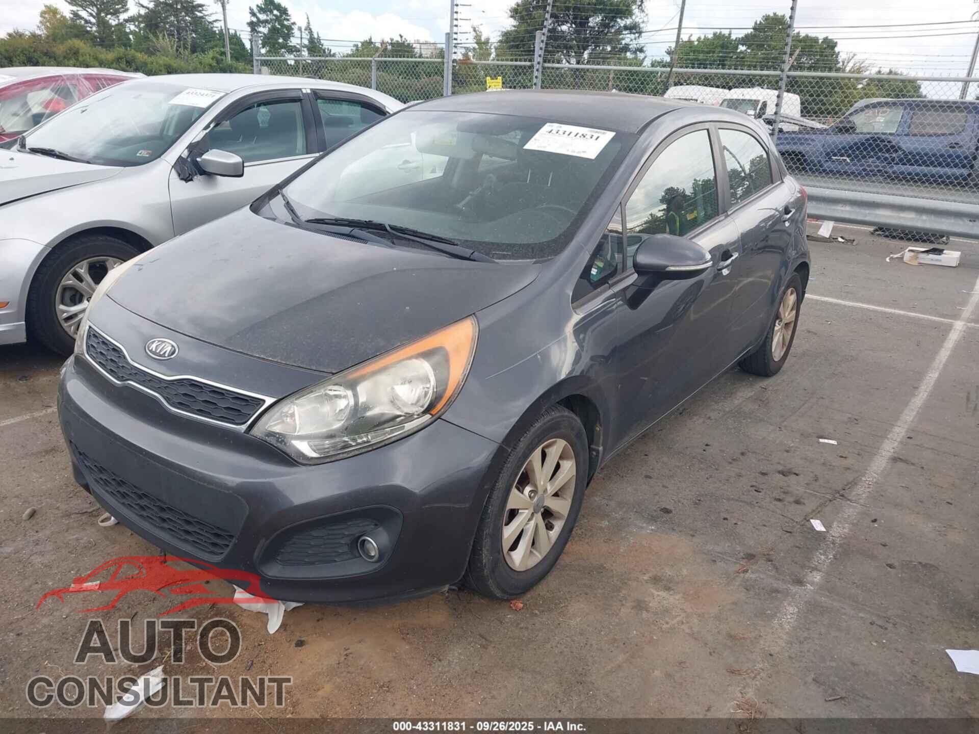KIA RIO 2013 - KNADN5A30D6132779