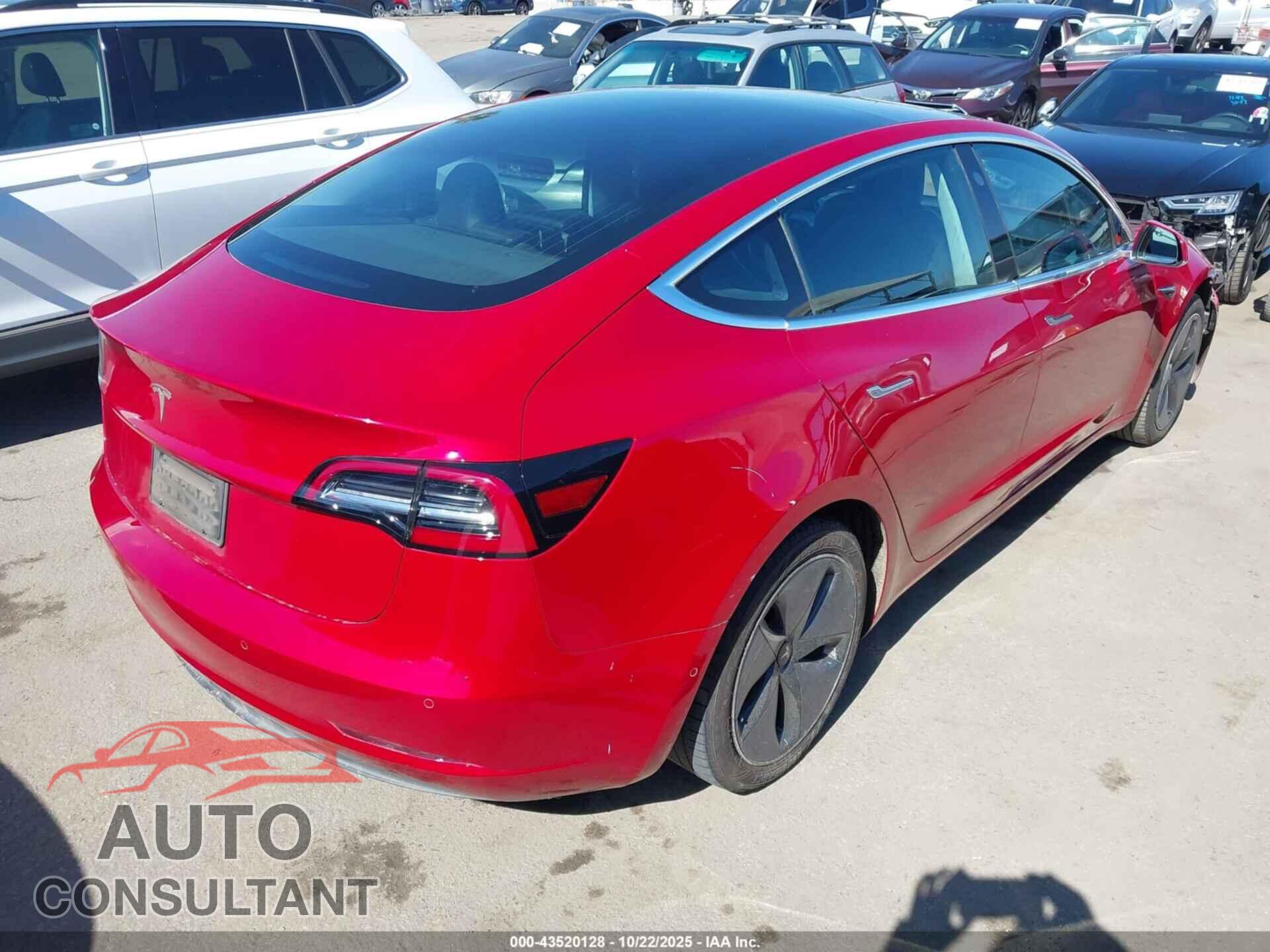 TESLA MODEL 3 2019 - 5YJ3E1EAXKF299006