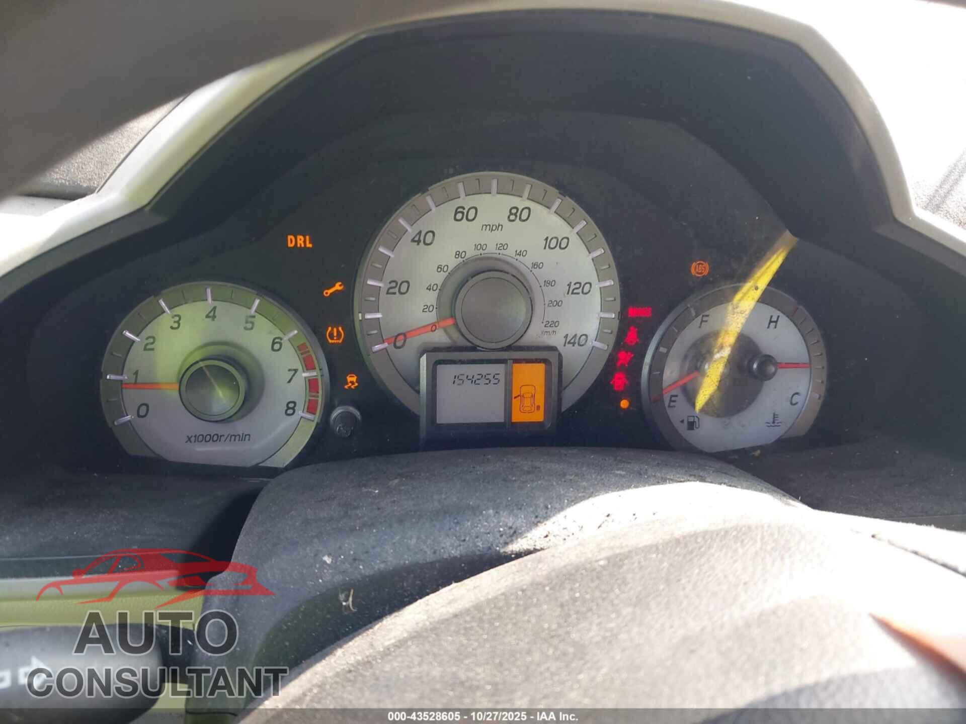 HONDA PILOT 2012 - 5FNYF4H69CB016222