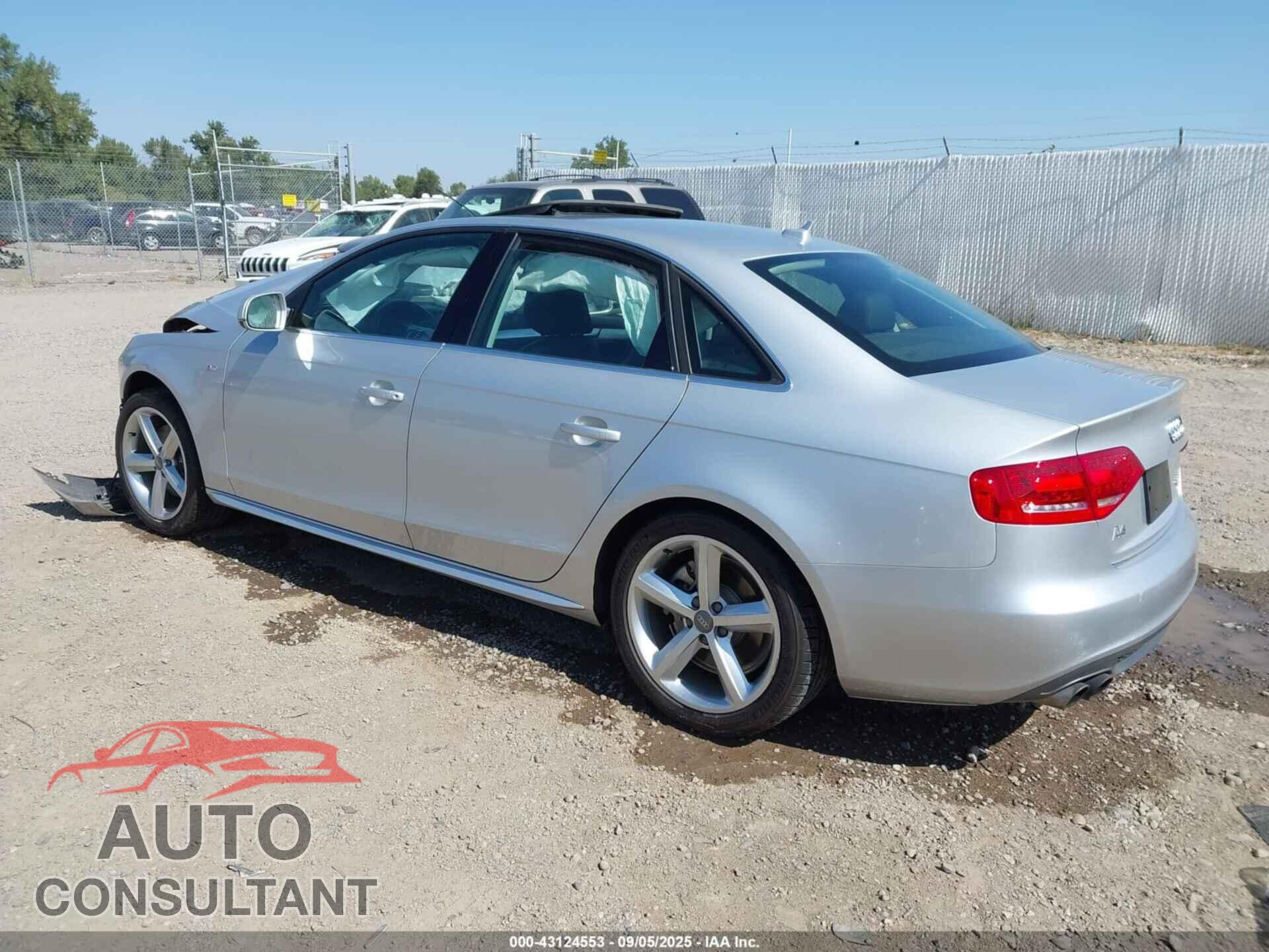 AUDI A4 2012 - WAUFFAFL6CA056231