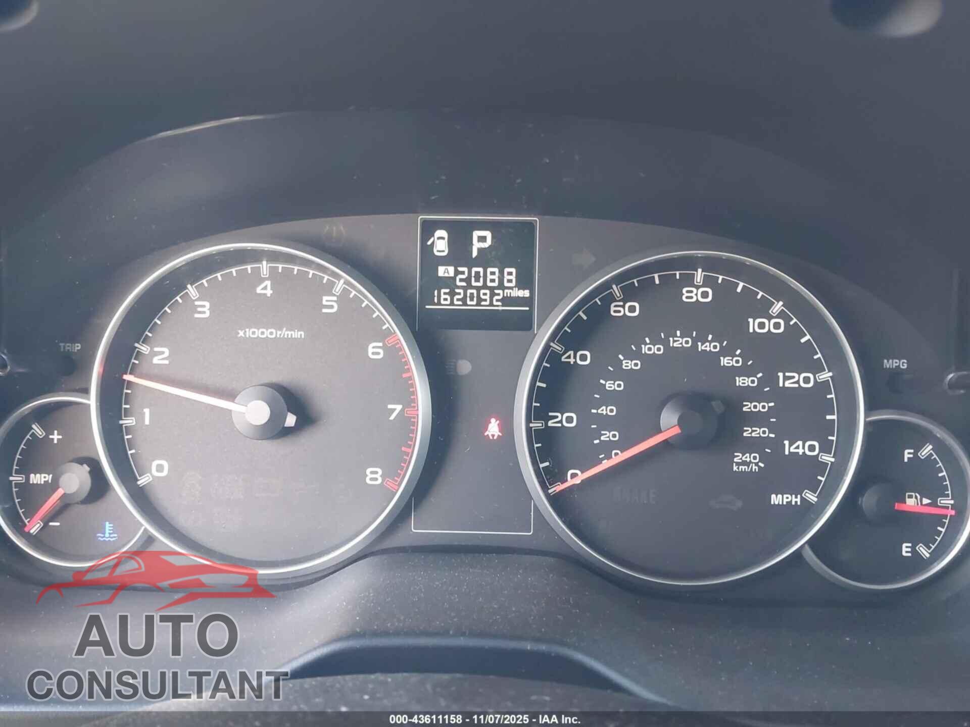 SUBARU OUTBACK 2014 - 4S4BRBCC8E3254587