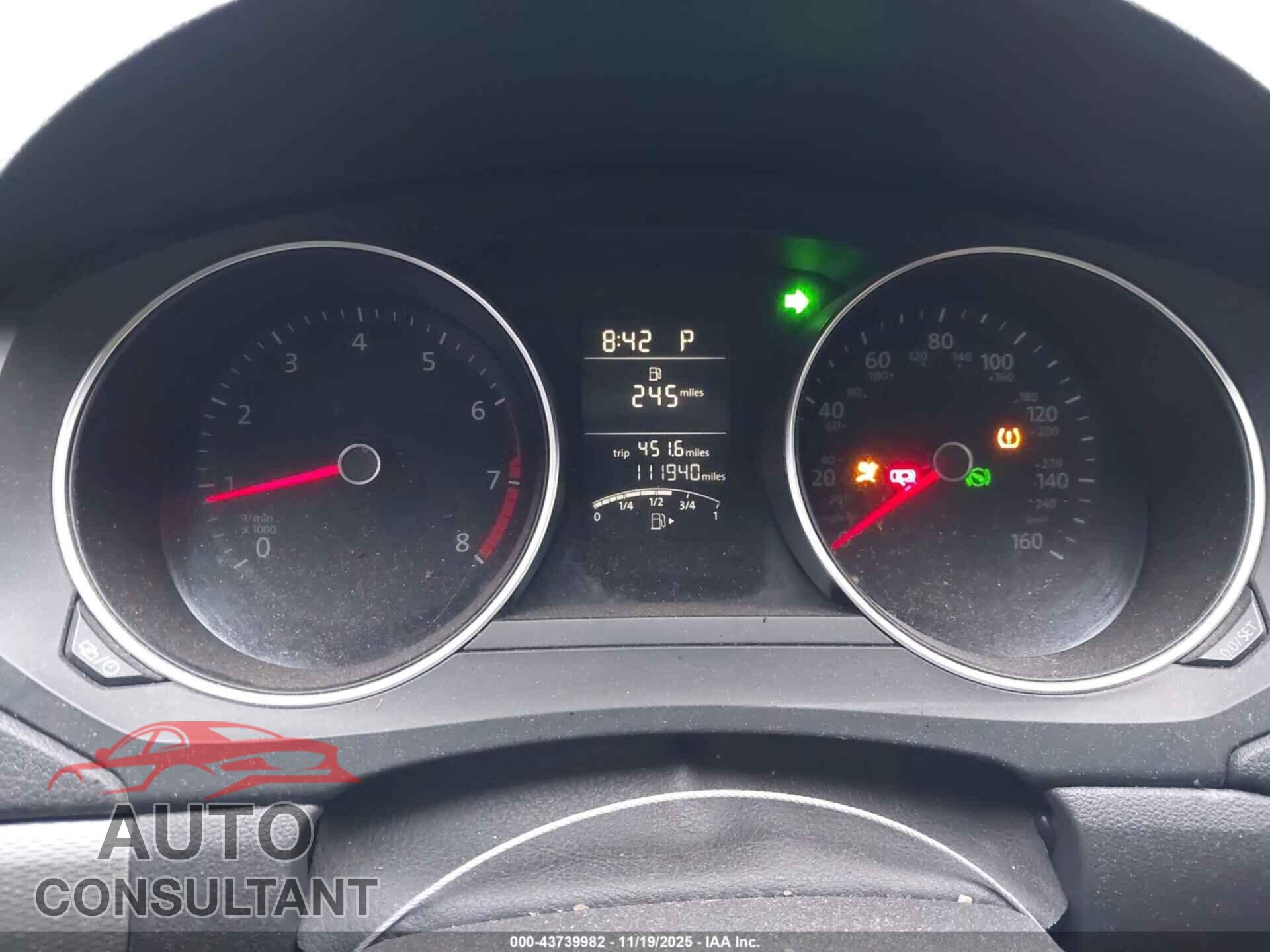 VOLKSWAGEN JETTA 2017 - 3VW2B7AJ7HM409055