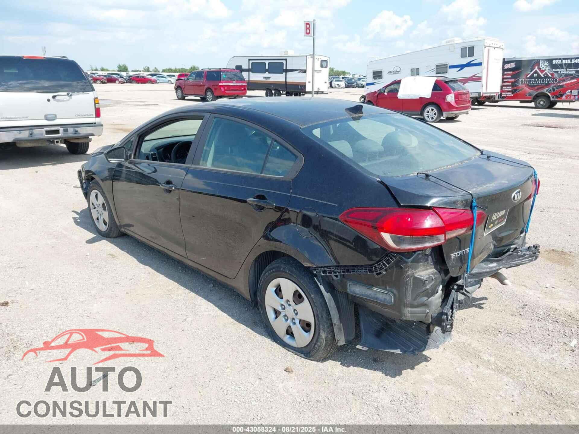 KIA FORTE 2017 - 3KPFK4A73HE068285