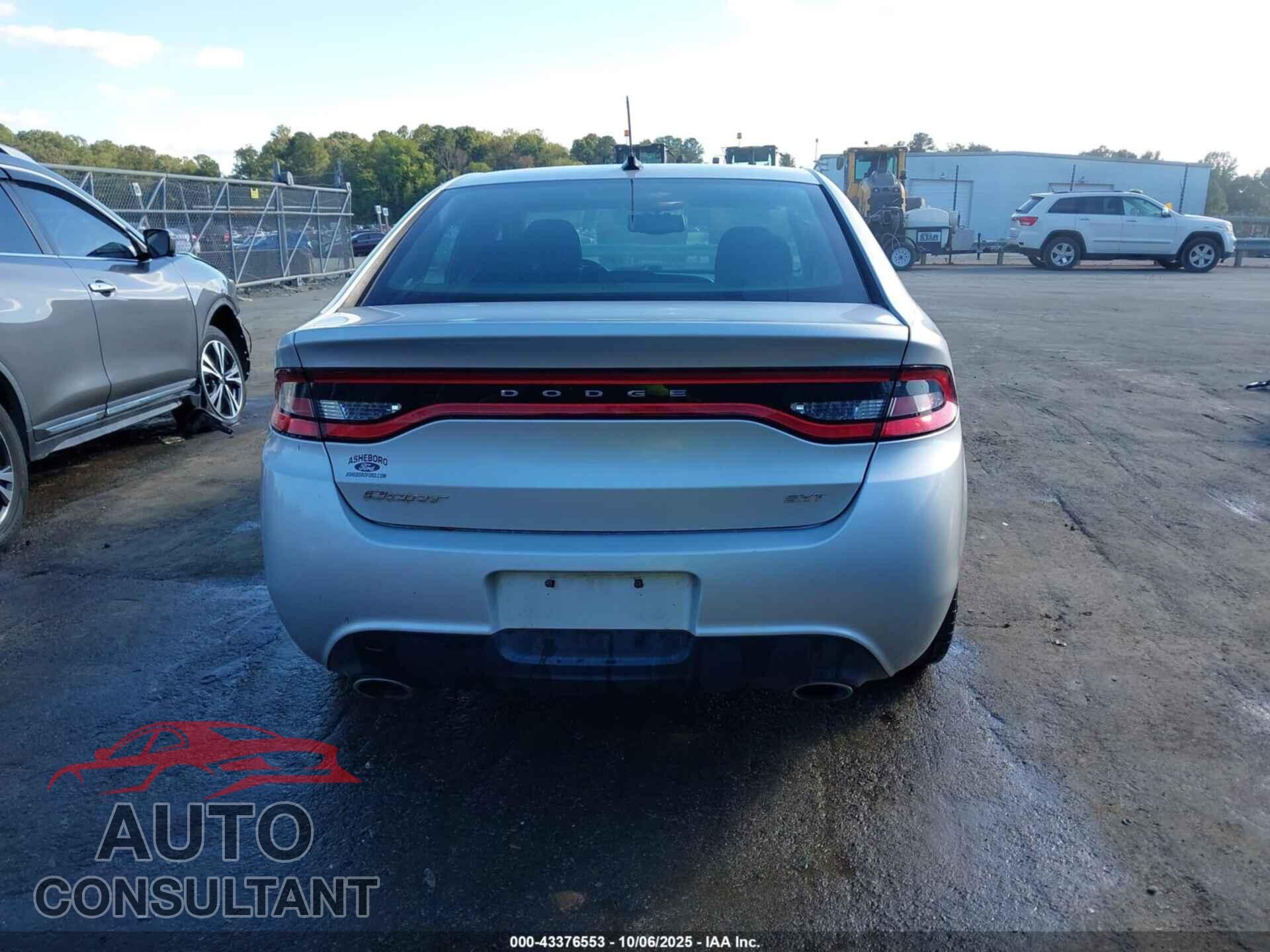 DODGE DART 2013 - 1C3CDFBA7DD296891