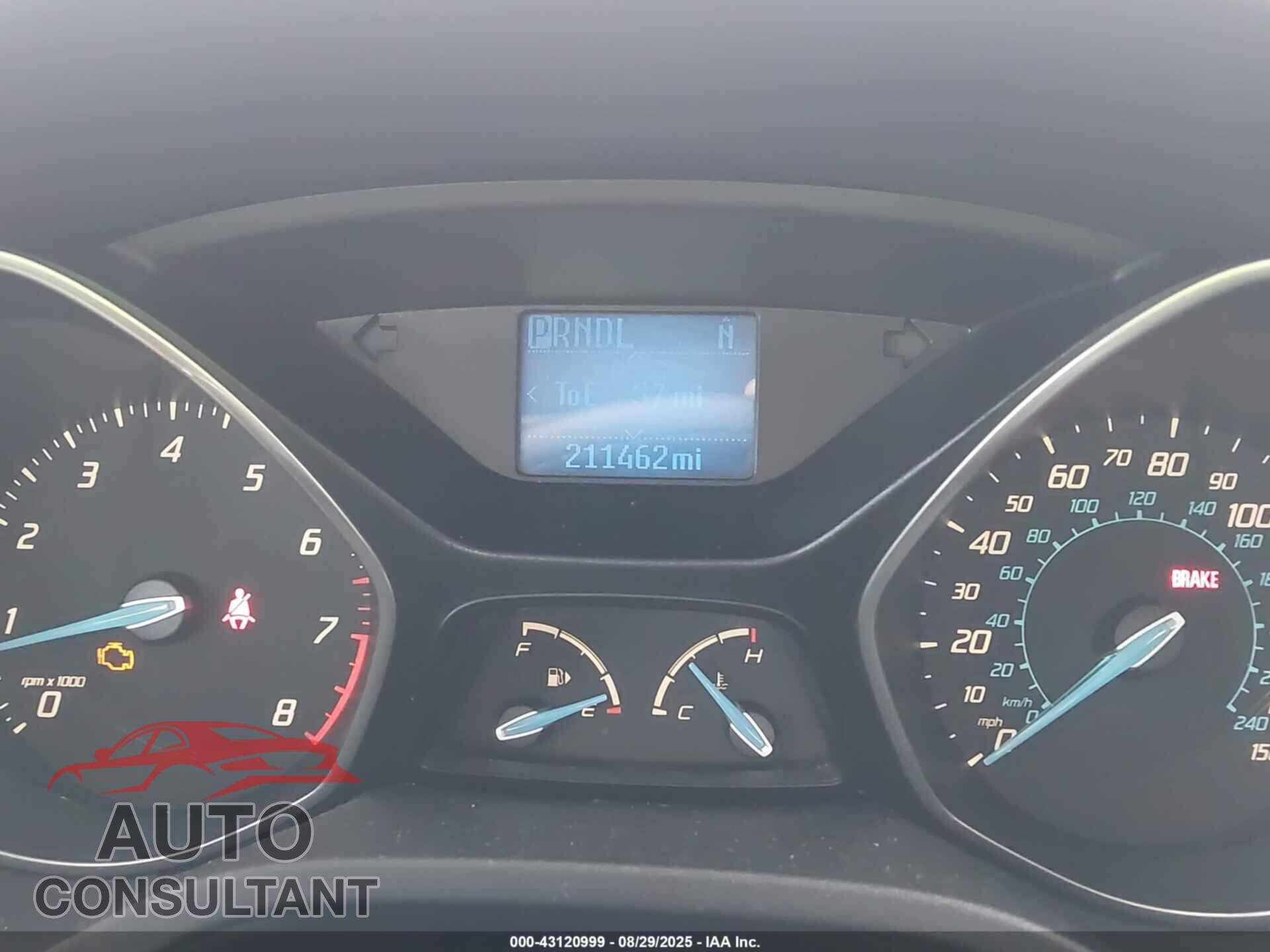 FORD FOCUS 2012 - 1FAHP3F2XCL453575