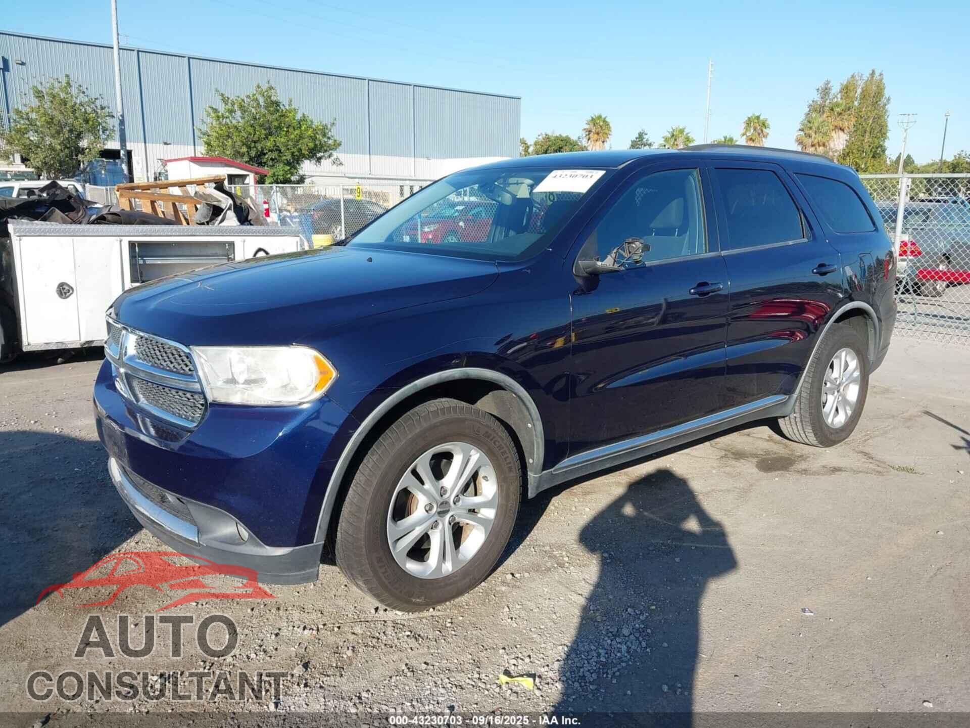 DODGE DURANGO 2012 - 1C4RDJAG5CC195741