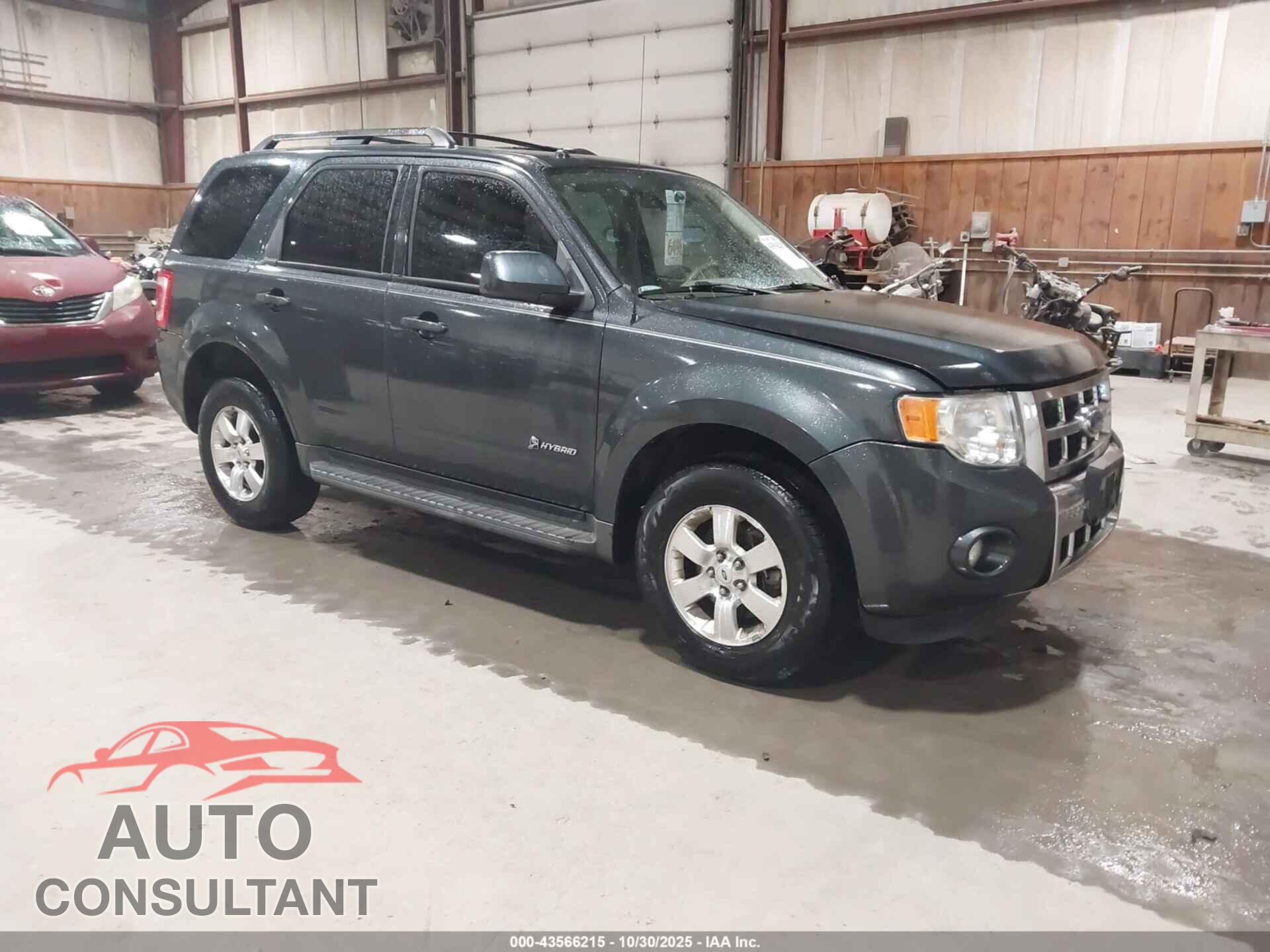 FORD ESCAPE HYBRID 2009 - 1FMCU49359KB02509