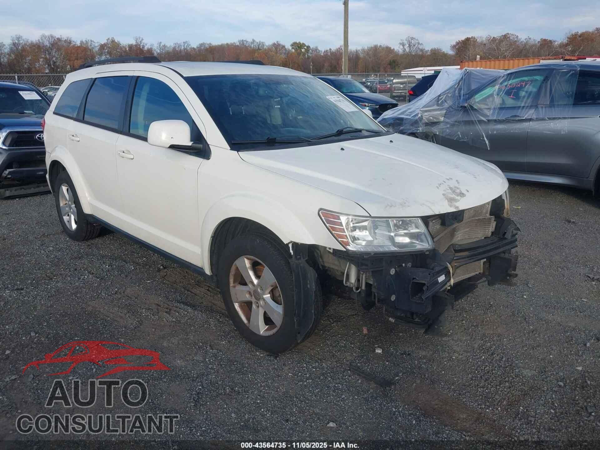 DODGE JOURNEY 2012 - 3C4PDCBG7CT207958