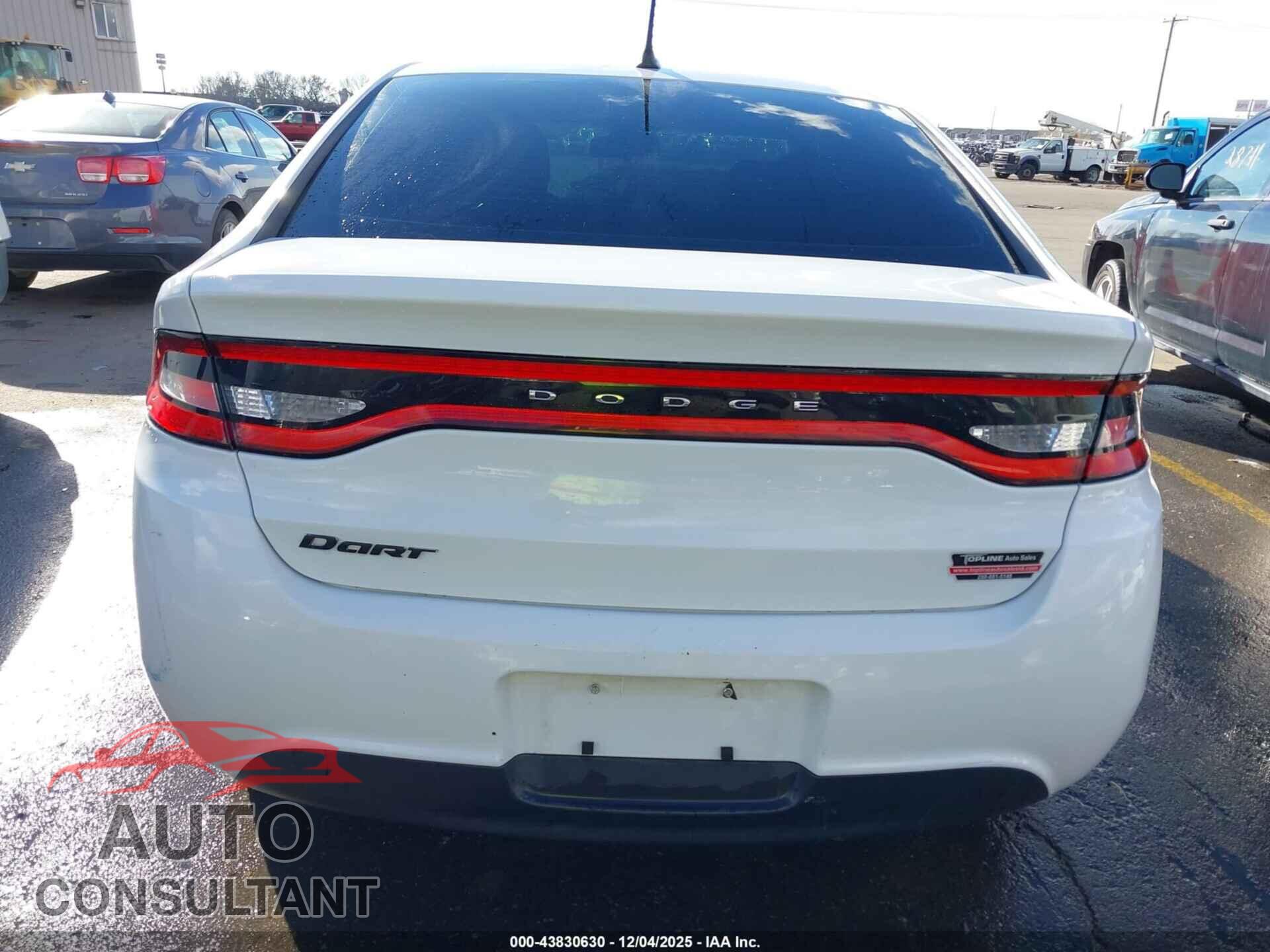 DODGE DART 2015 - 1C3CDFAA6FD404664