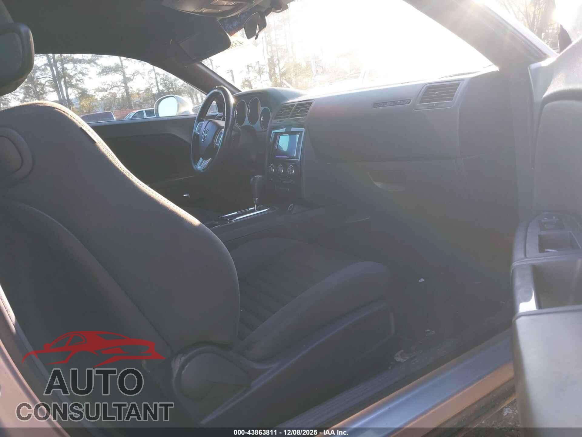 DODGE CHALLENGER 2012 - 2C3CDYAG4CH267691