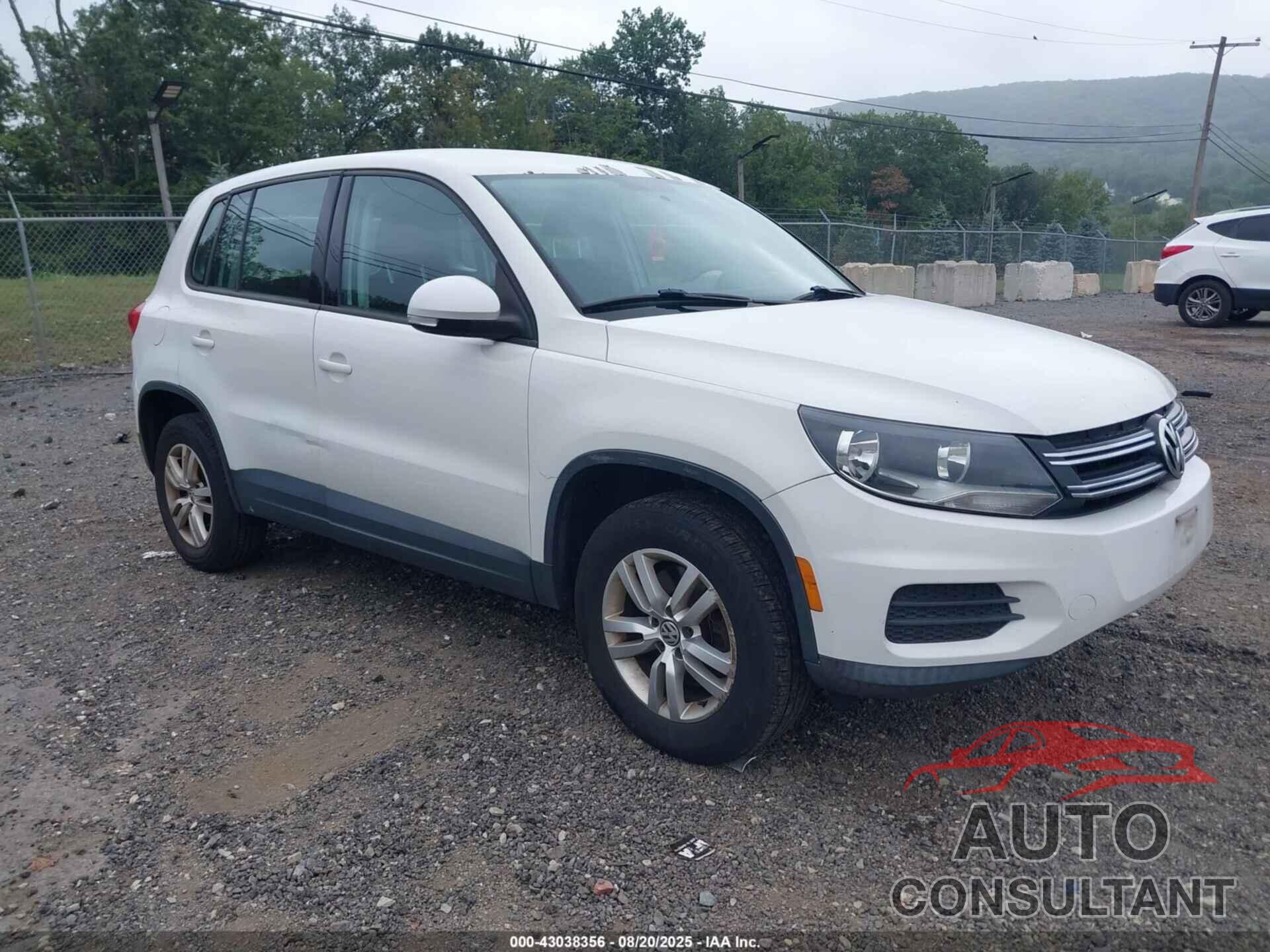 VOLKSWAGEN TIGUAN 2012 - WVGBV7AX4CW530712