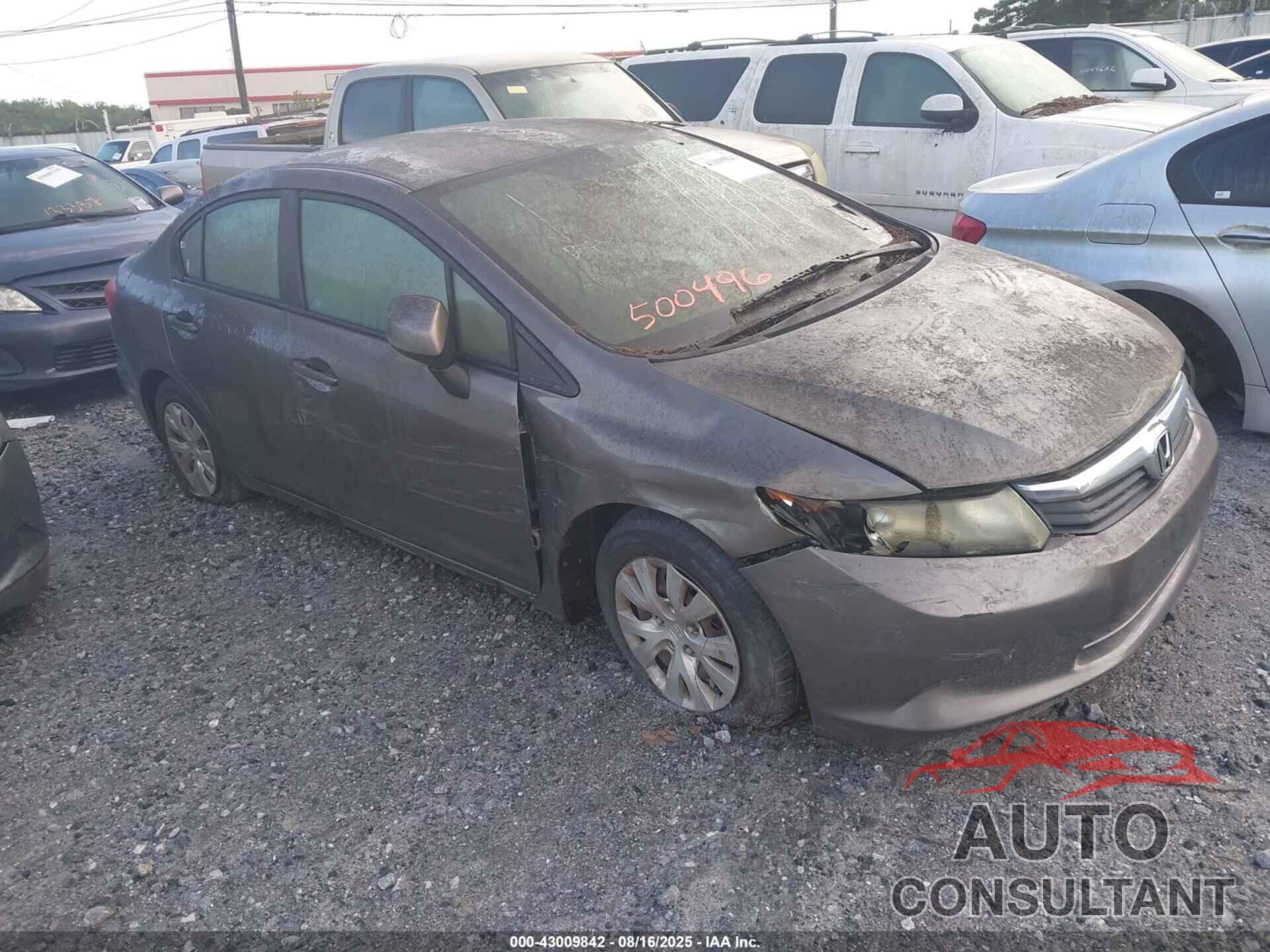 HONDA CIVIC 2012 - 2HGFB2F55CH500496