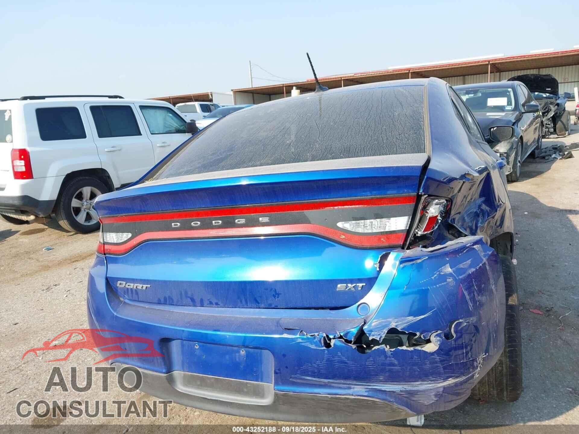 DODGE DART 2013 - 1C3CDFBA3DD157809