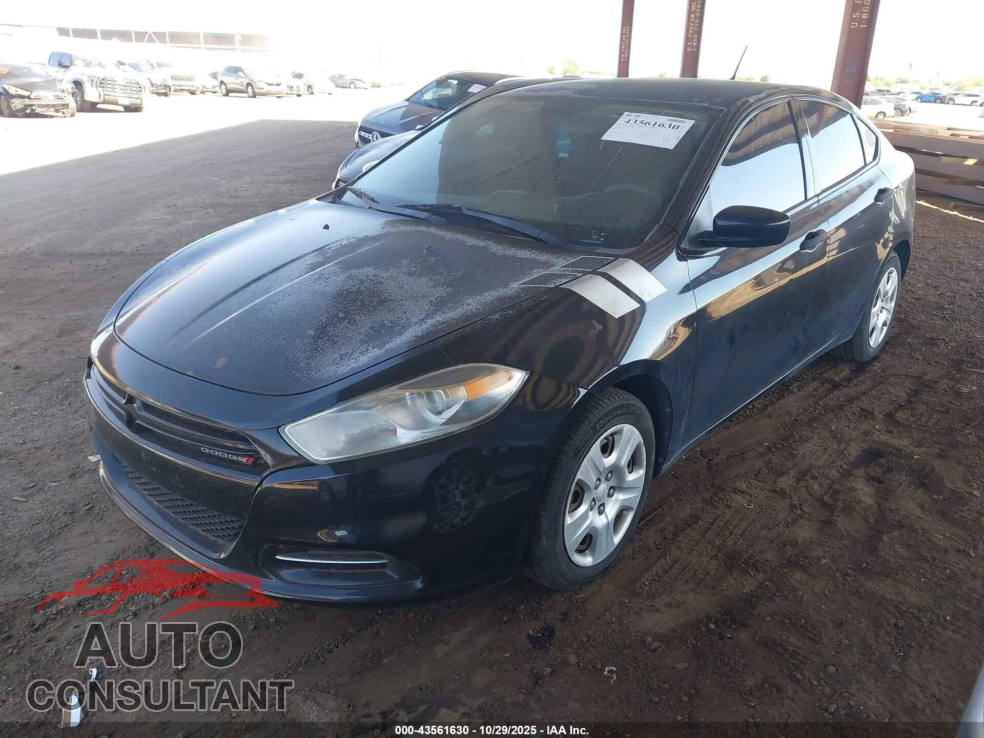 DODGE DART 2013 - 1C3CDFAA4DD103629