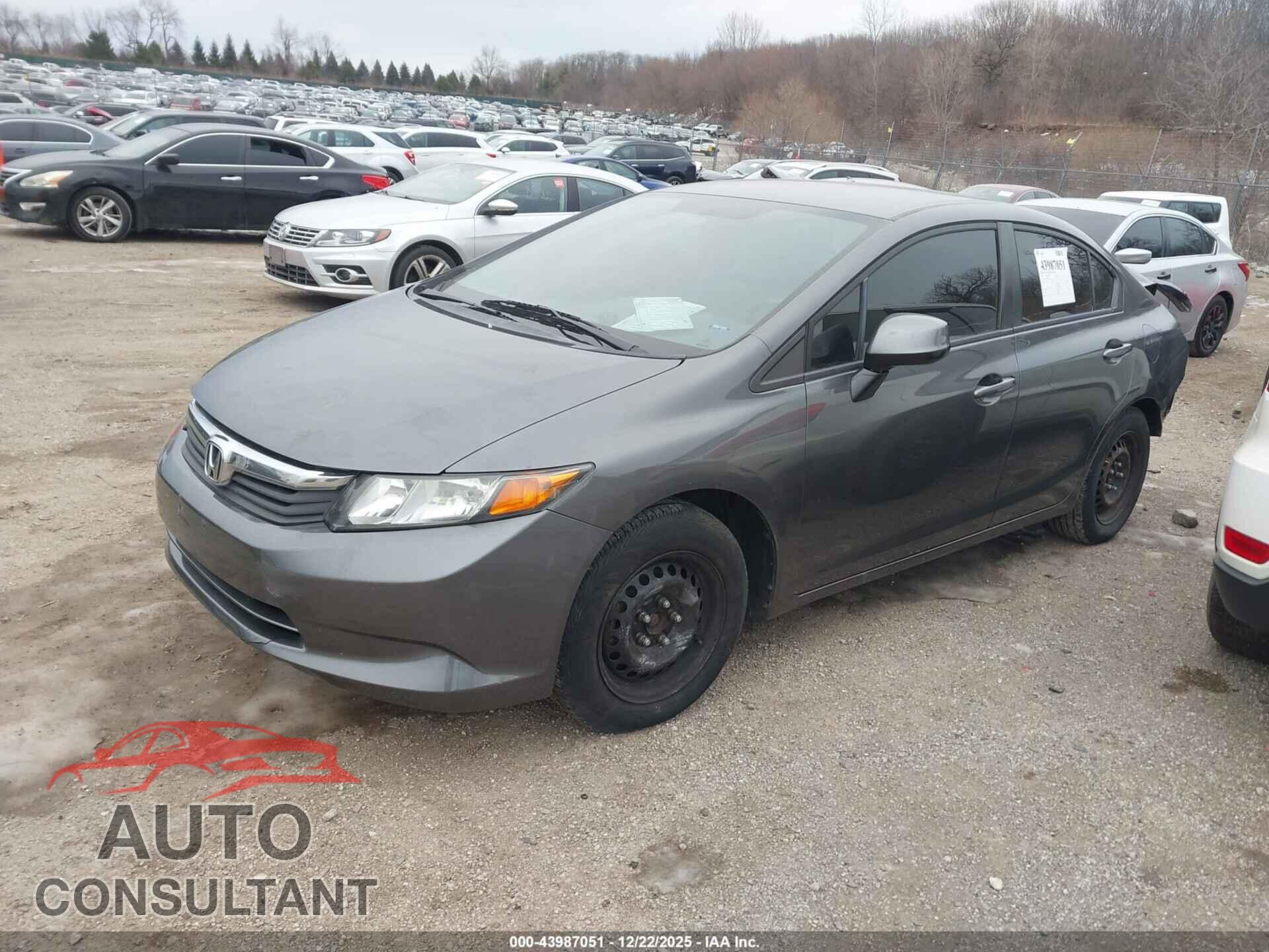 HONDA CIVIC 2012 - 19XFB2F56CE019148