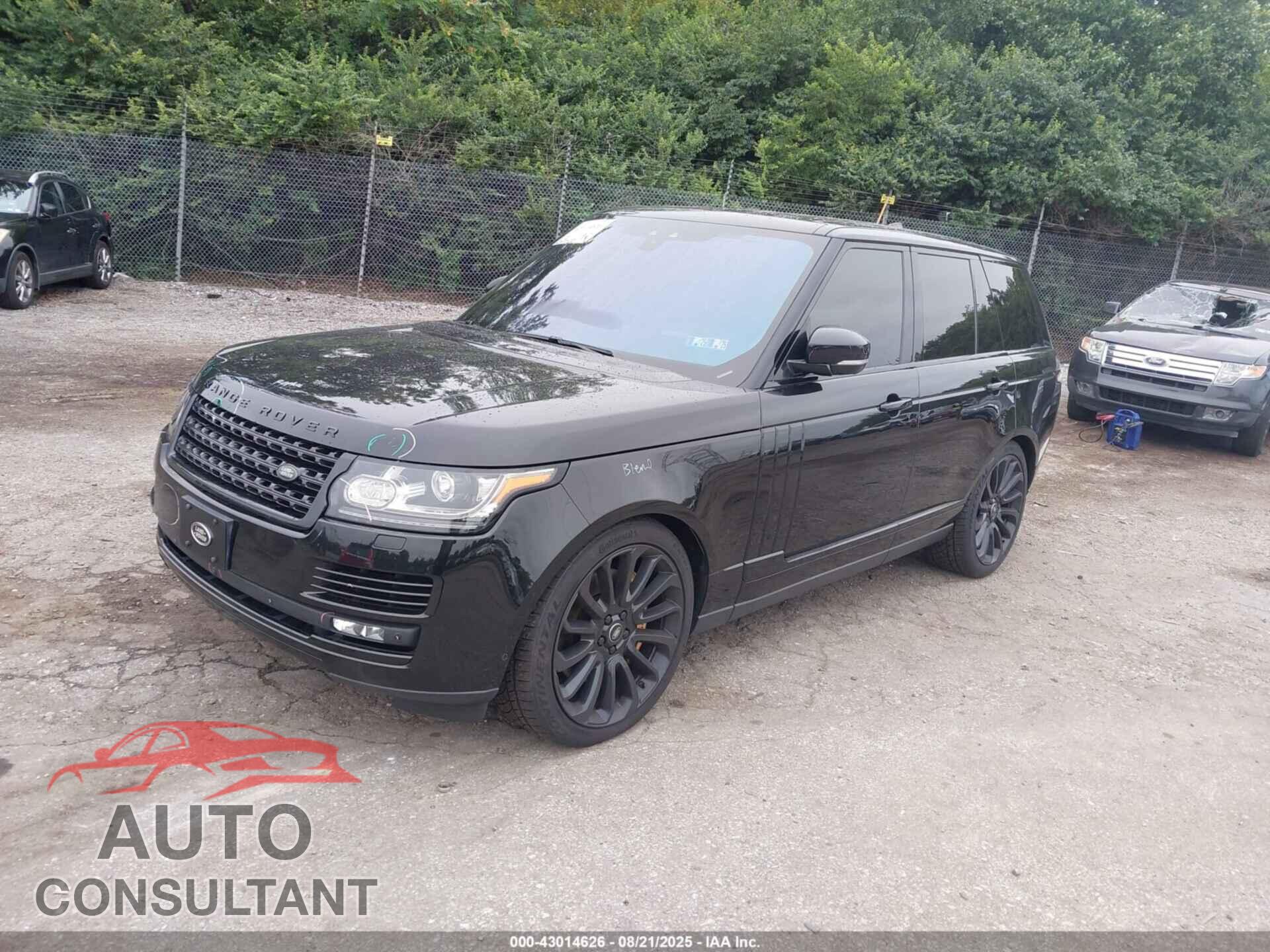 LAND ROVER RANGE ROVER 2017 - SALGS2FE2HA363194