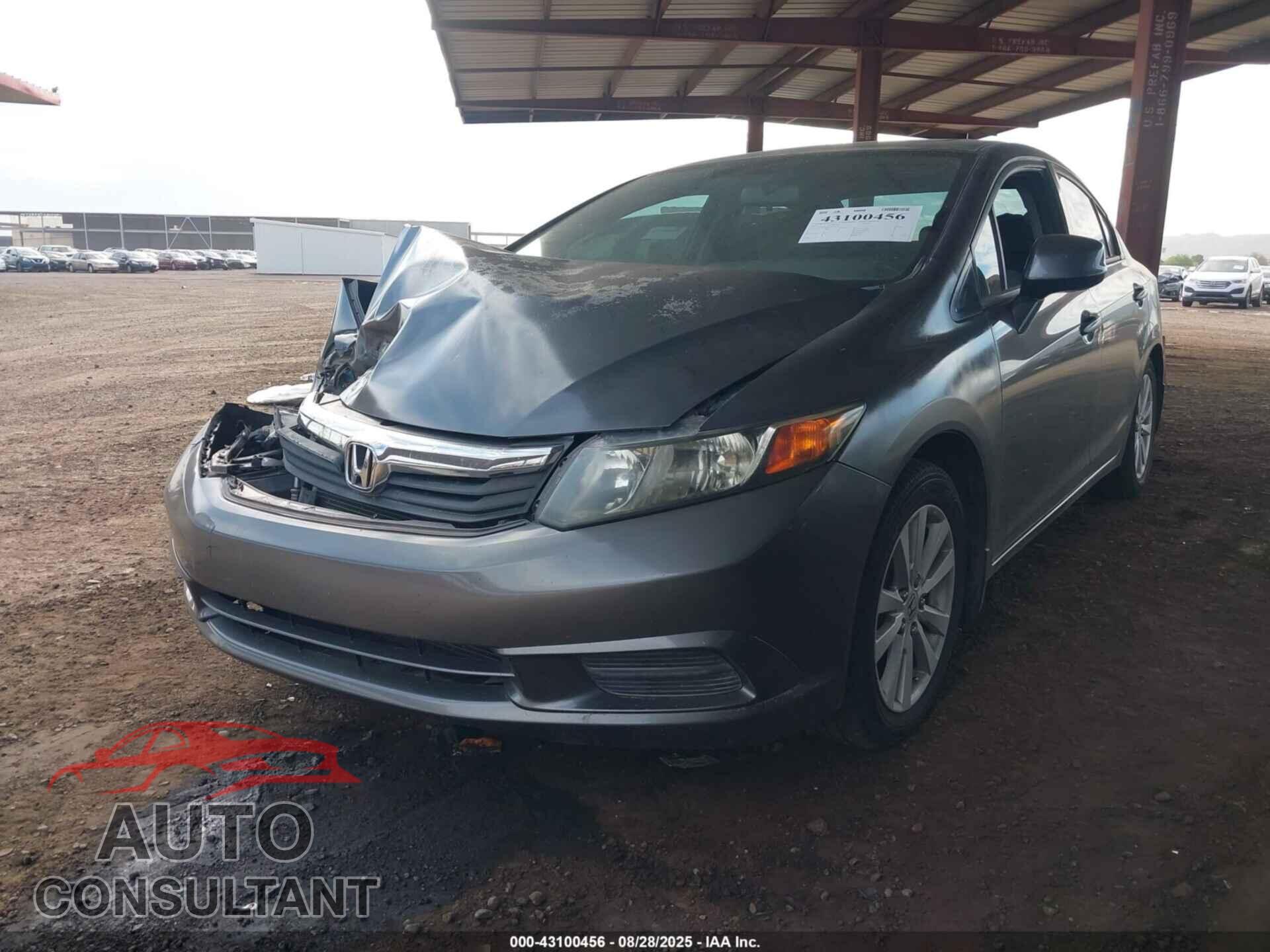 HONDA CIVIC 2012 - 2HGFB2F80CH588321