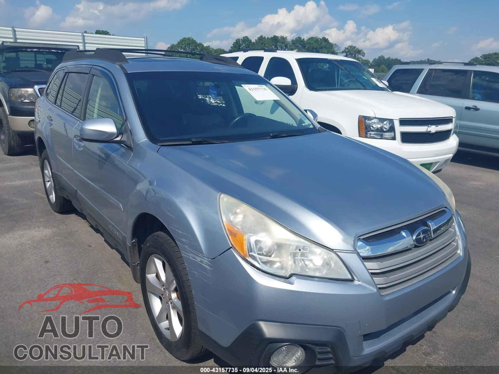 SUBARU OUTBACK 2014 - 4S4BRBLC0E3328522