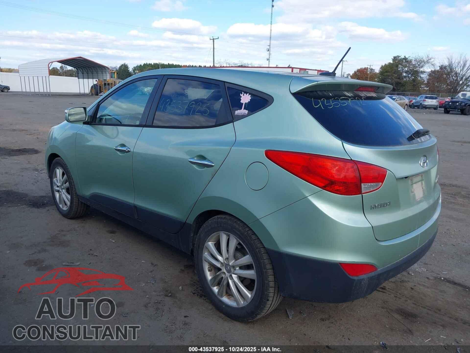 HYUNDAI TUCSON 2011 - KM8JUCAC1BU203473