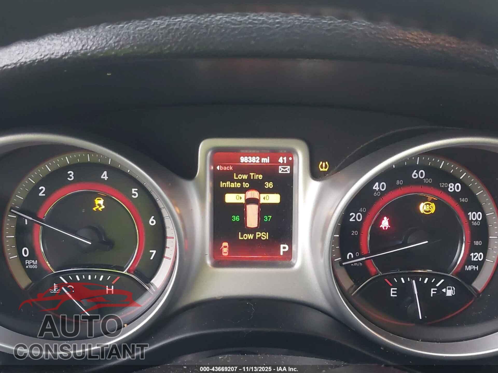 DODGE JOURNEY 2015 - 3C4PDCAB6FT753225