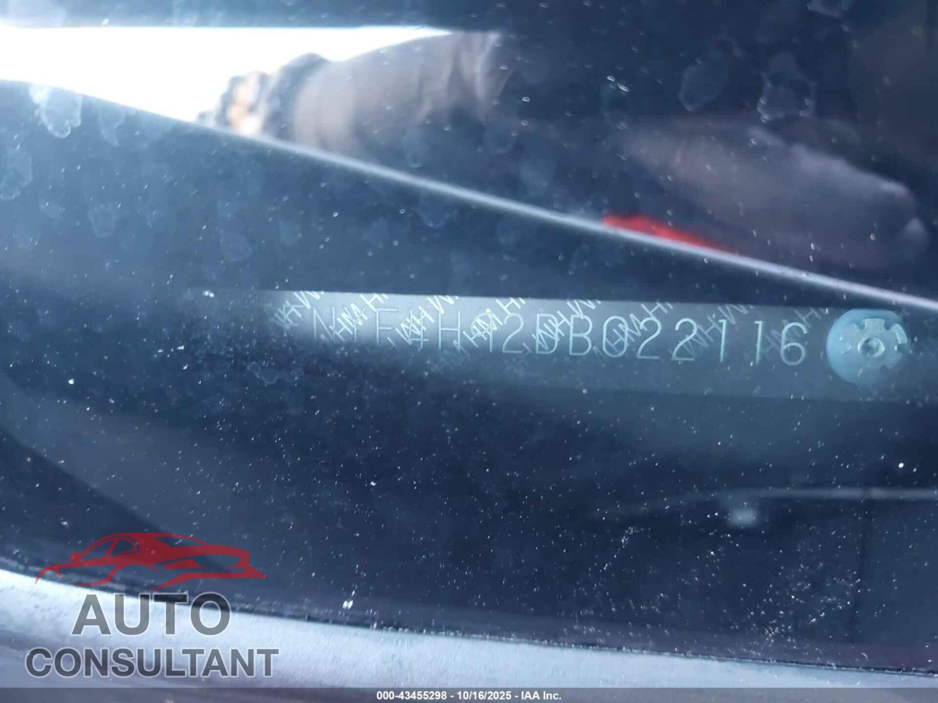 HONDA PILOT 2013 - 5FNYF4H92DB022116