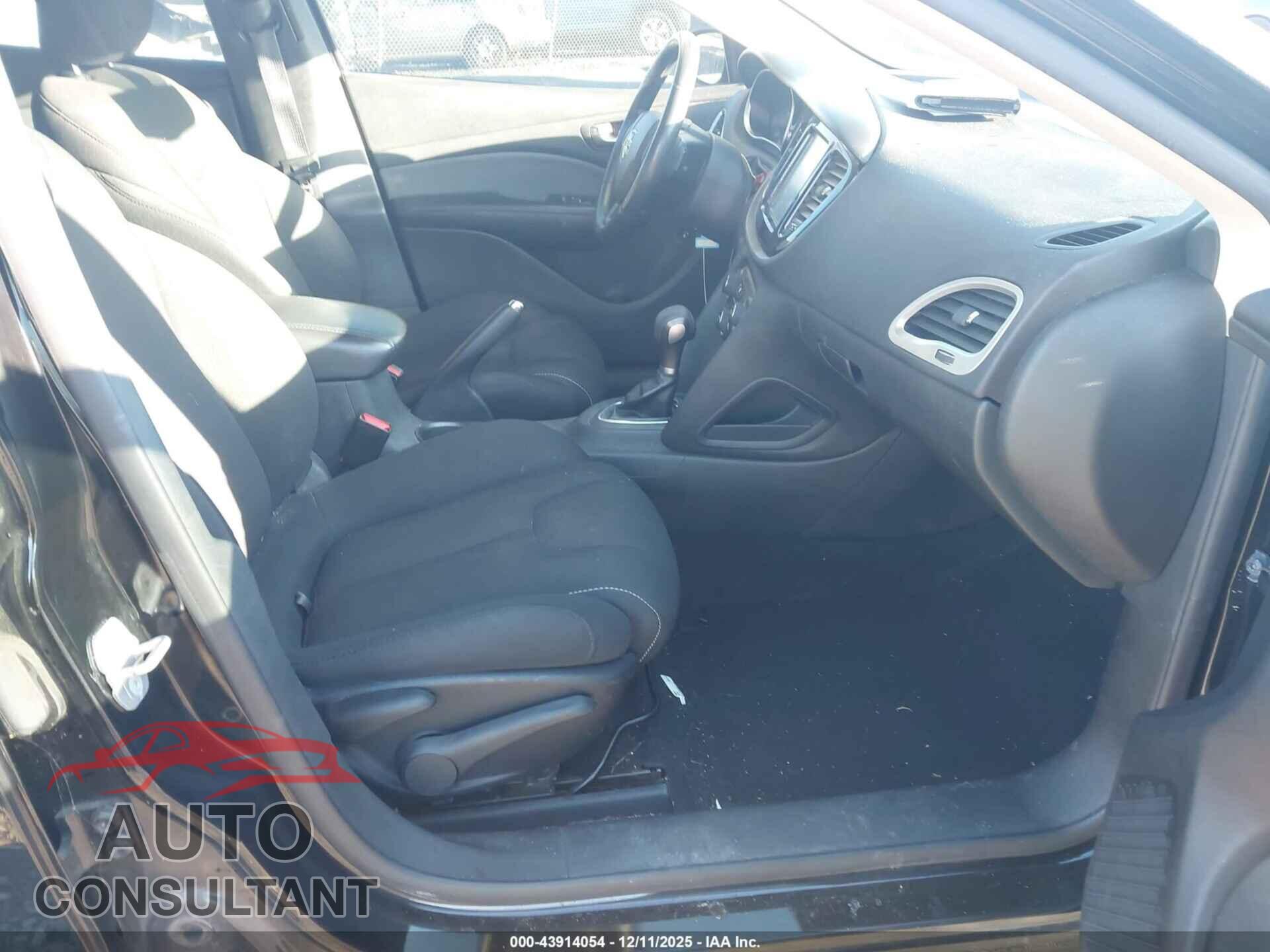 DODGE DART 2013 - 1C3CDFBA3DD231293