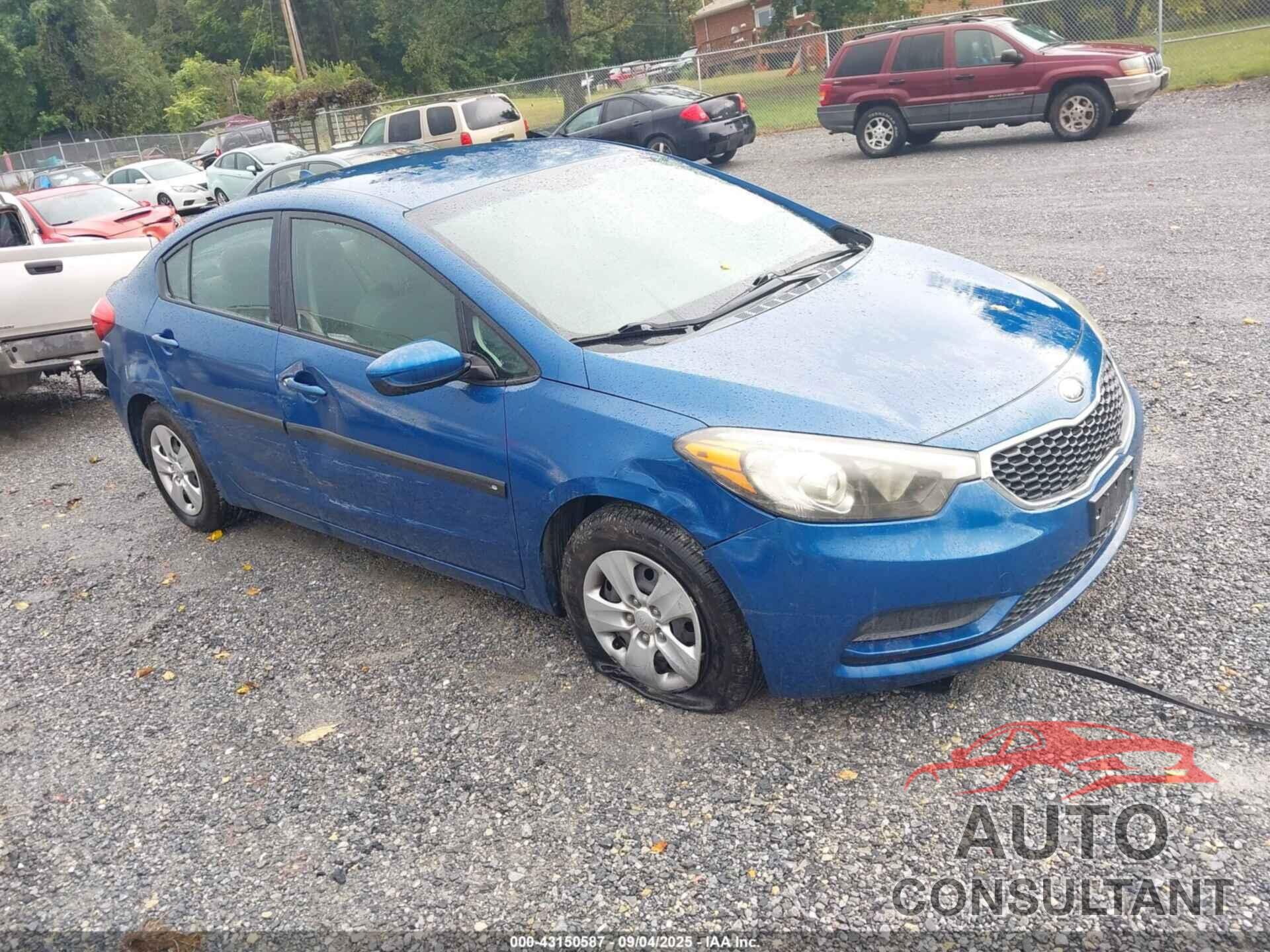 KIA FORTE 2014 - KNAFK4A63E5070601
