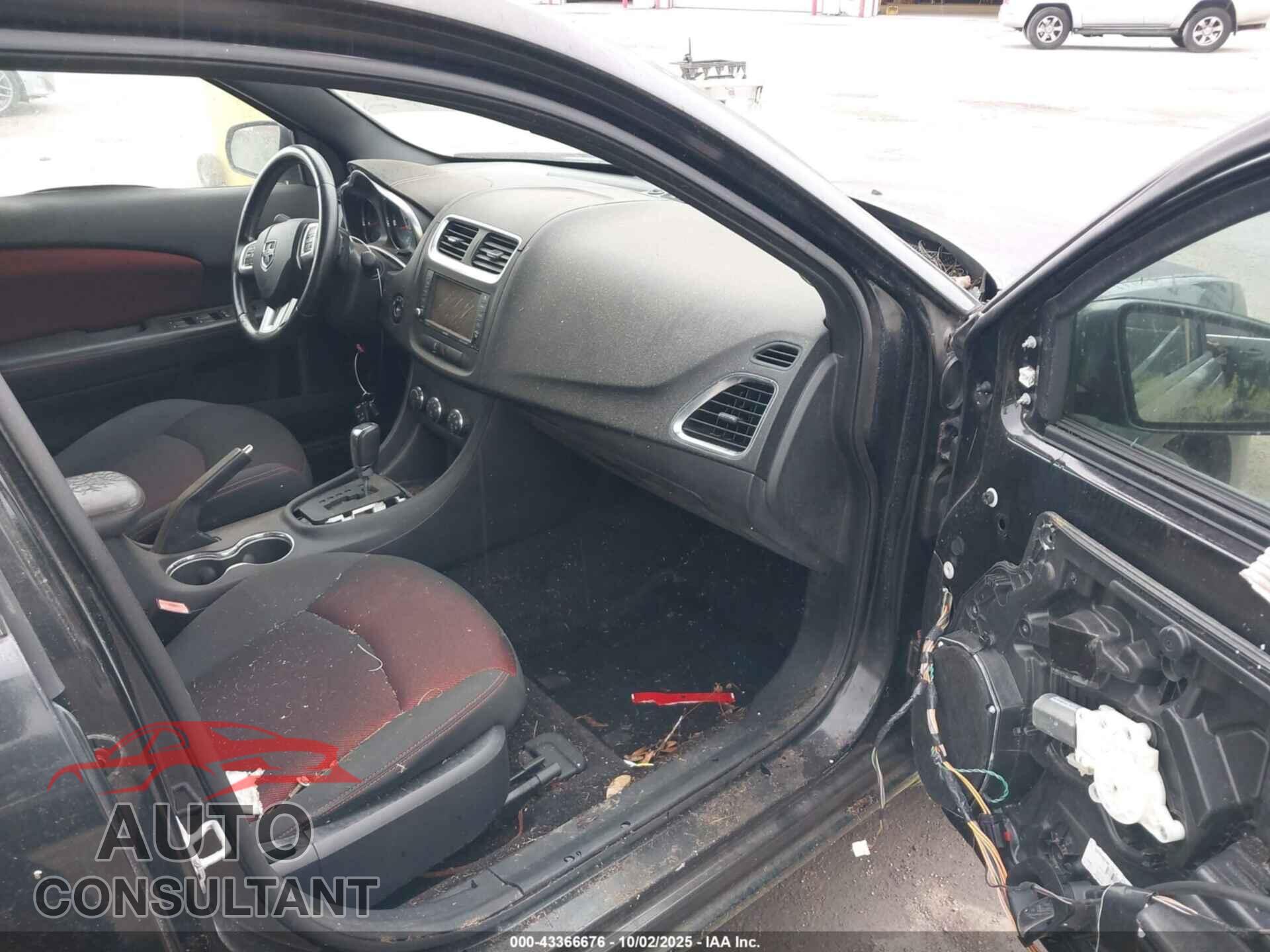 DODGE AVENGER 2012 - 1C3CDZEG6CN143364