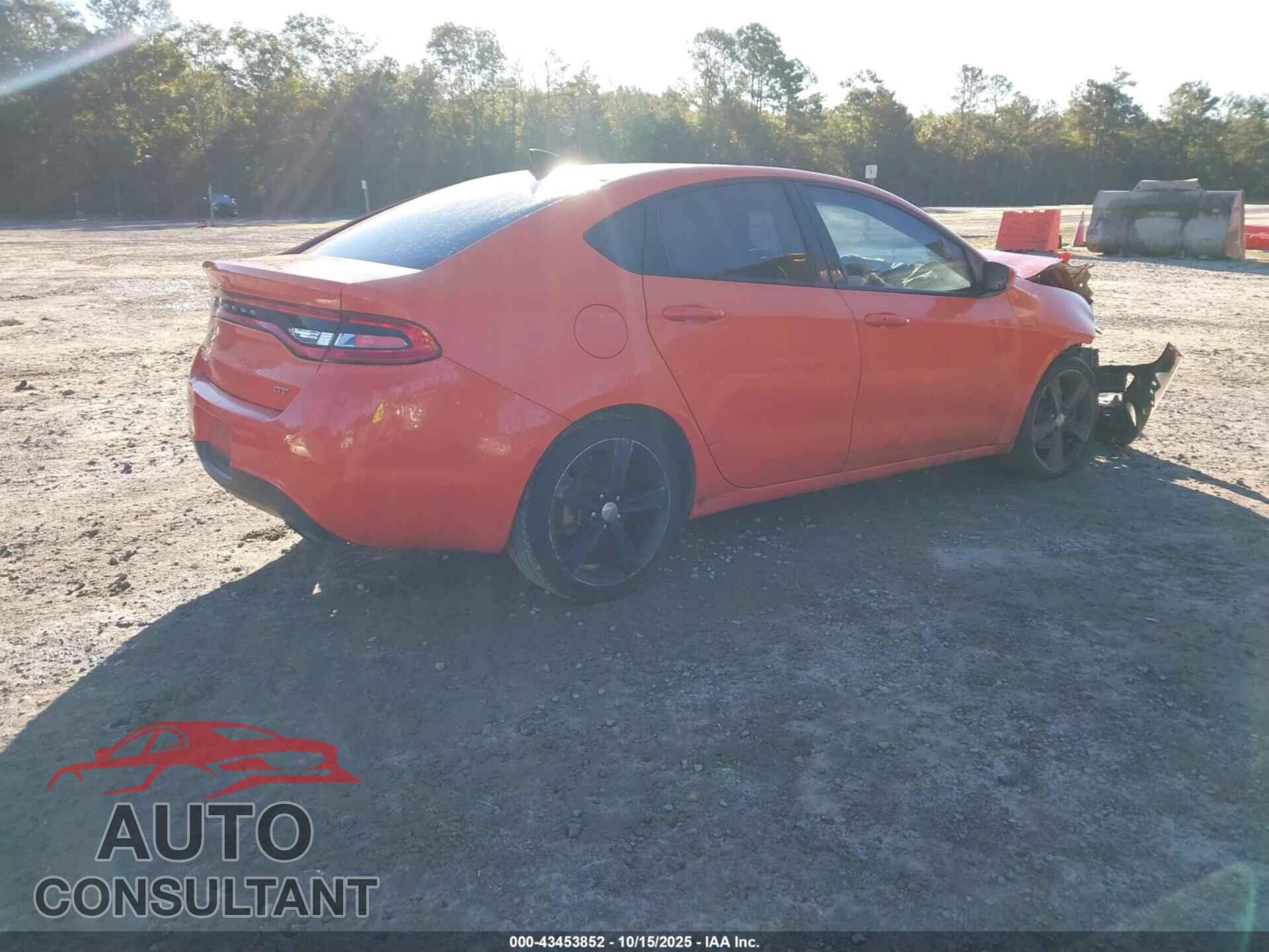 DODGE DART 2015 - 1C3CDFEB5FD392106