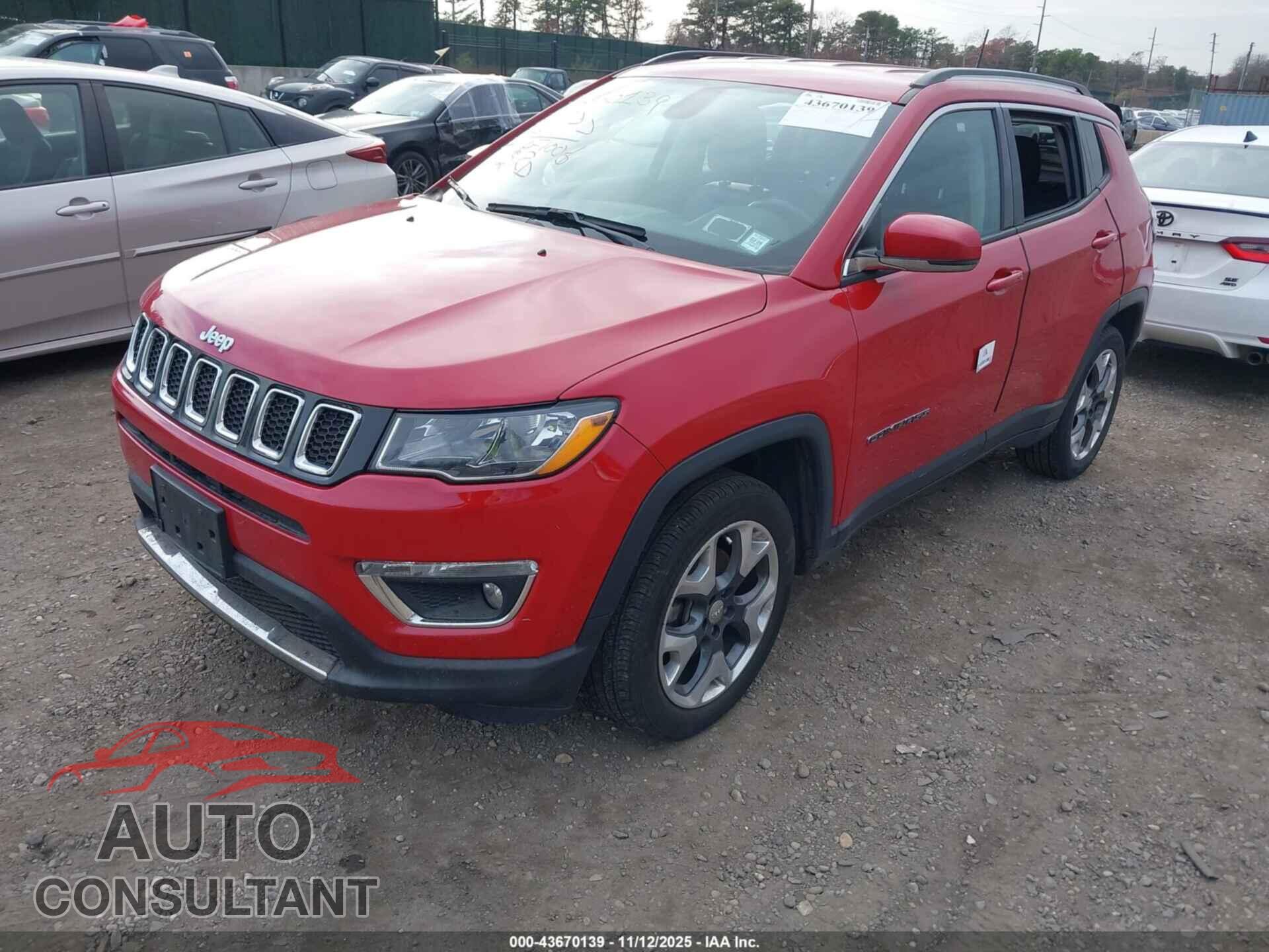 JEEP COMPASS 2019 - 3C4NJDCB2KT753476
