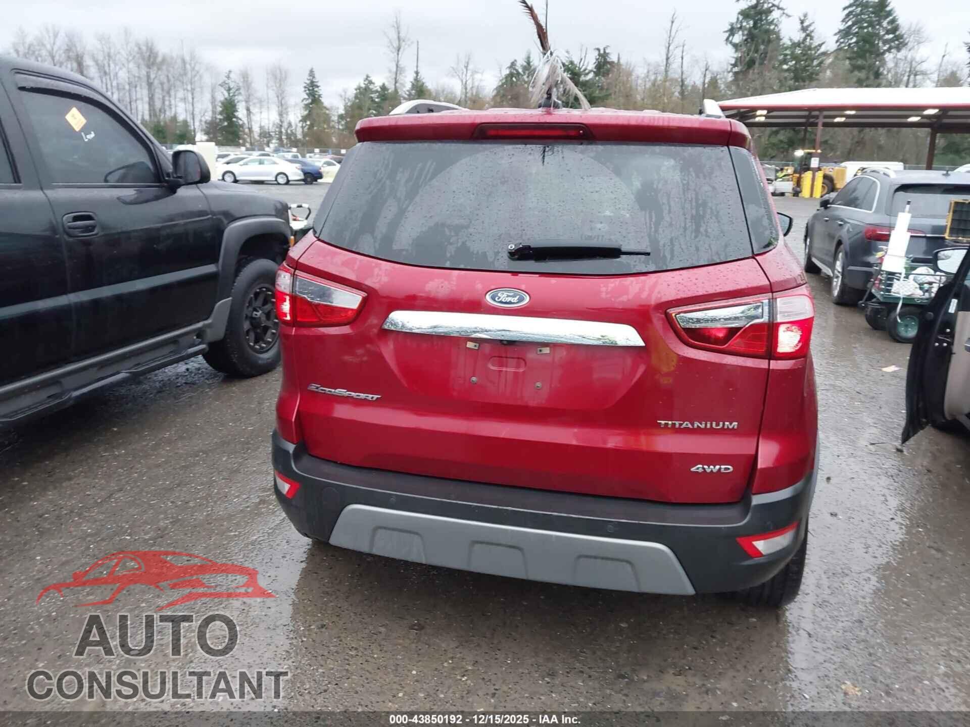 FORD ECOSPORT 2020 - MAJ6S3KL4LC332139