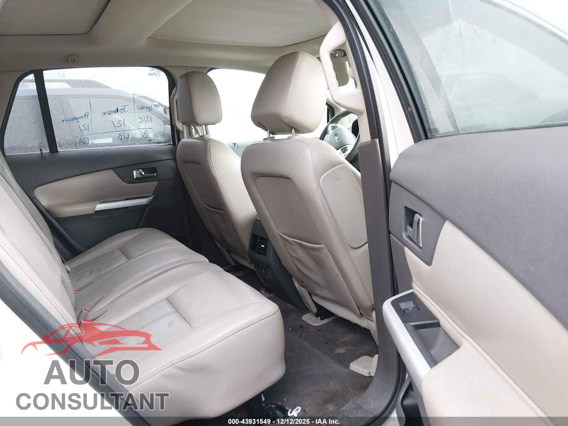 FORD EDGE 2012 - 2FMDK3KCXCBA88607