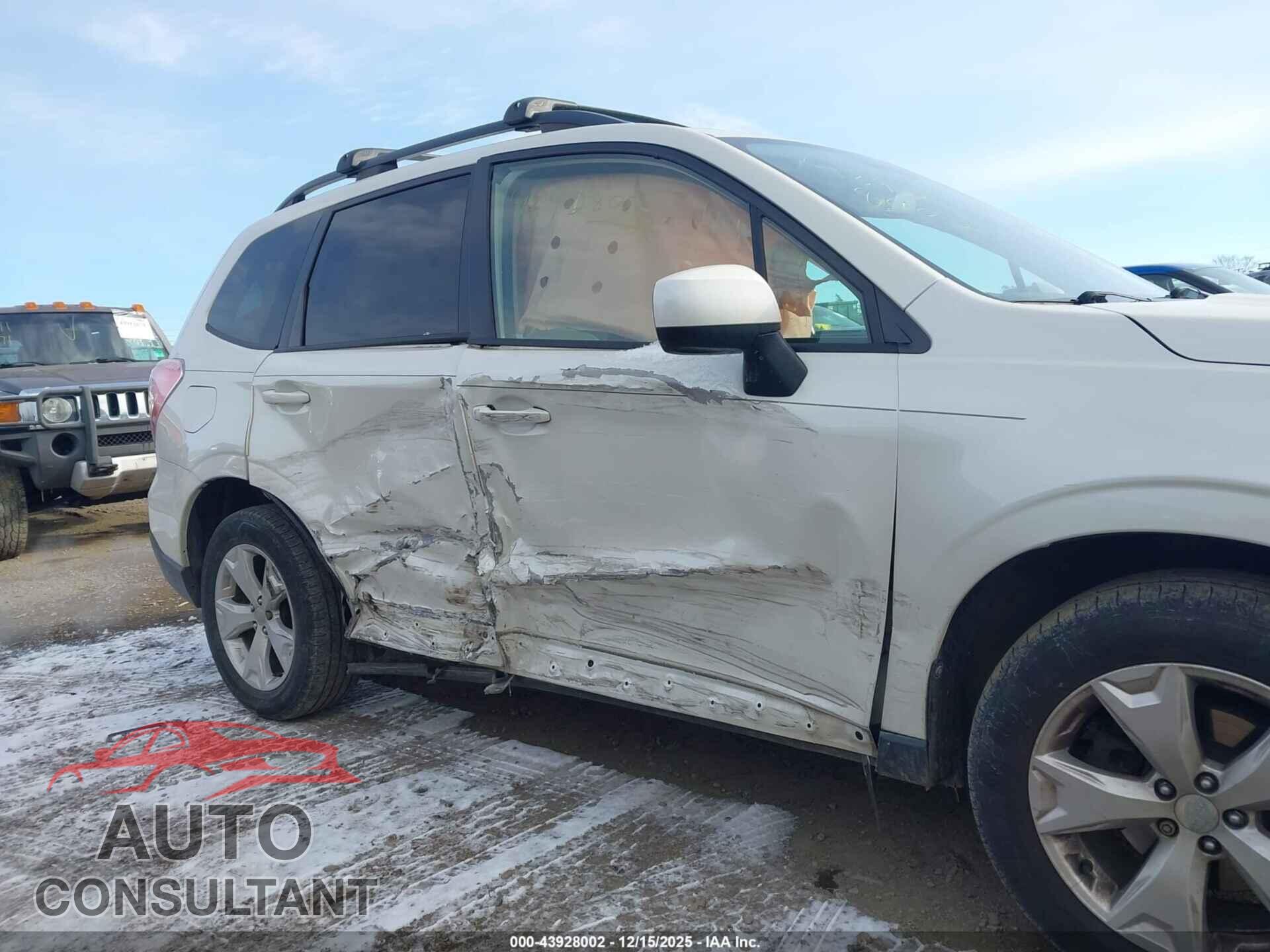 SUBARU FORESTER 2015 - JF2SJADC8FH503254