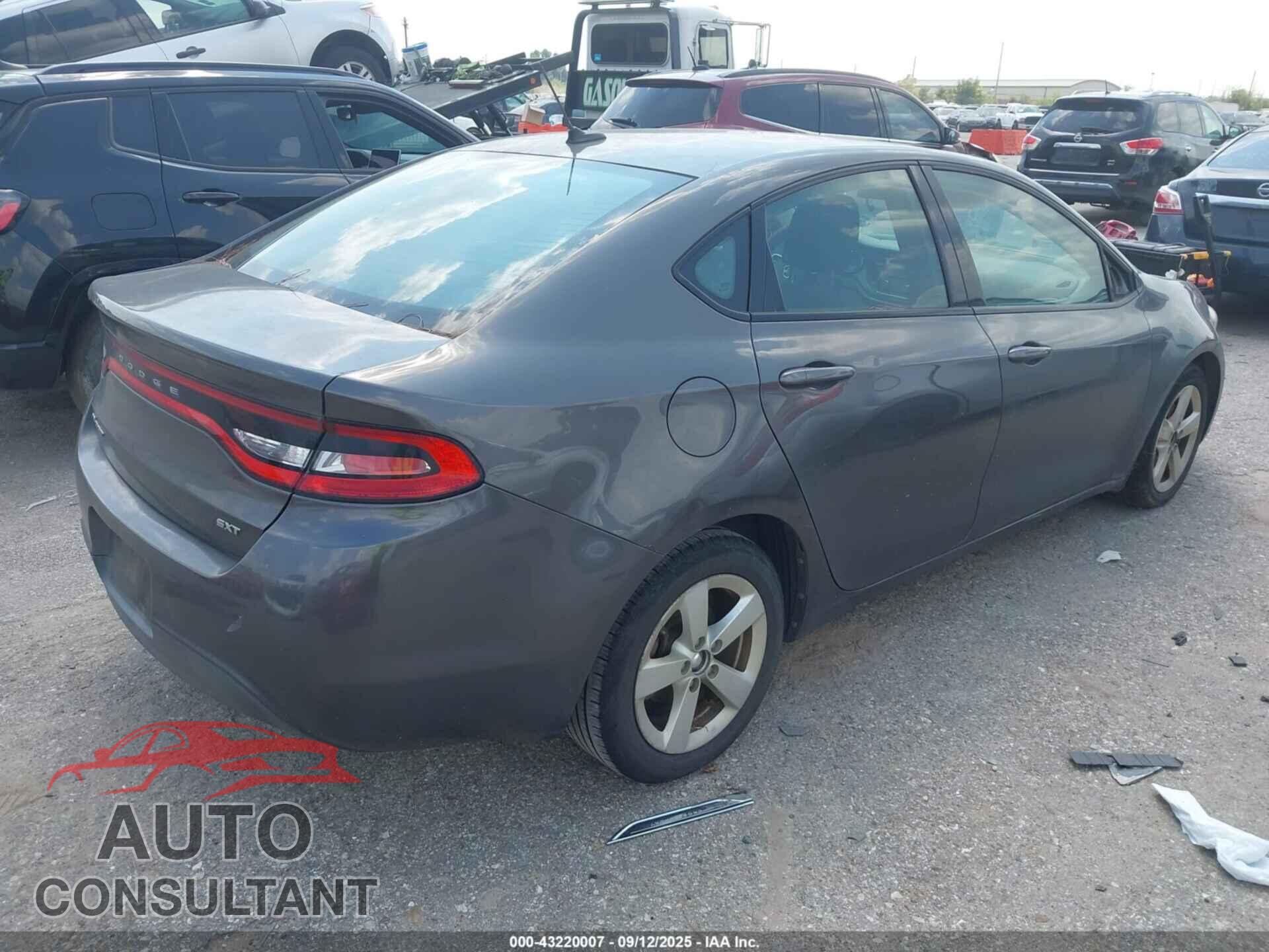 DODGE DART 2015 - 1C3CDFBB2FD308960