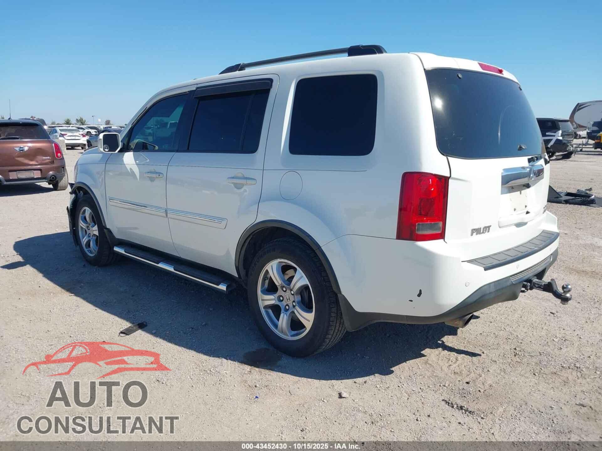 HONDA PILOT 2012 - 5FNYF4H93CB083358