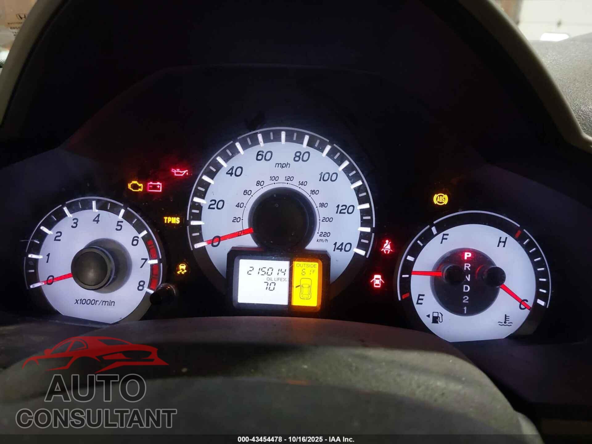 HONDA PILOT 2013 - 5FNYF4H55DB033673