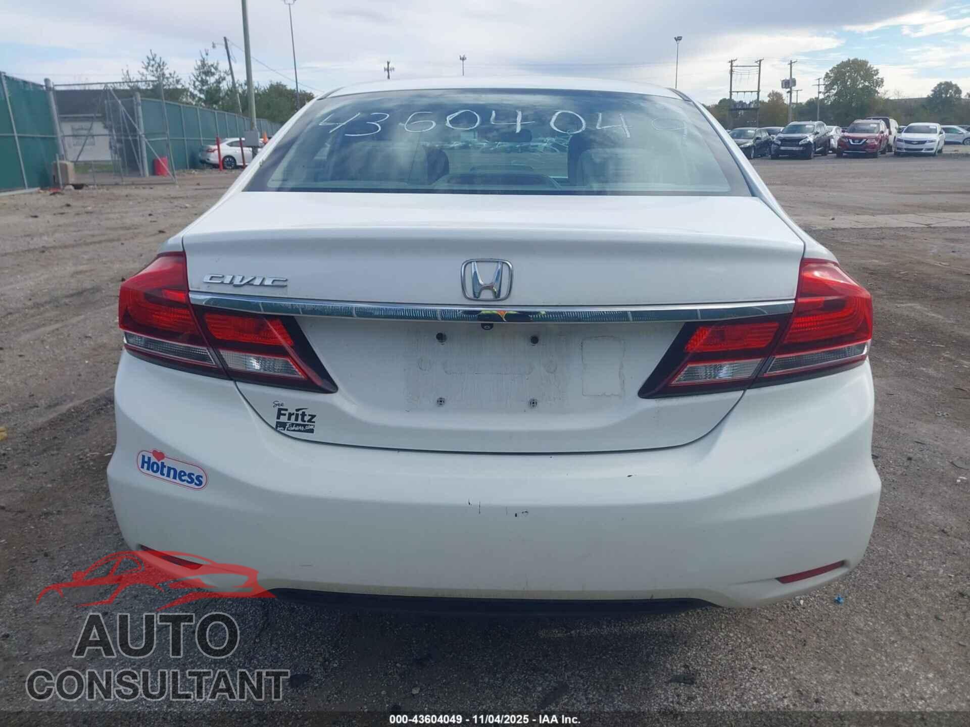 HONDA CIVIC 2014 - 19XFB2F85EE012902