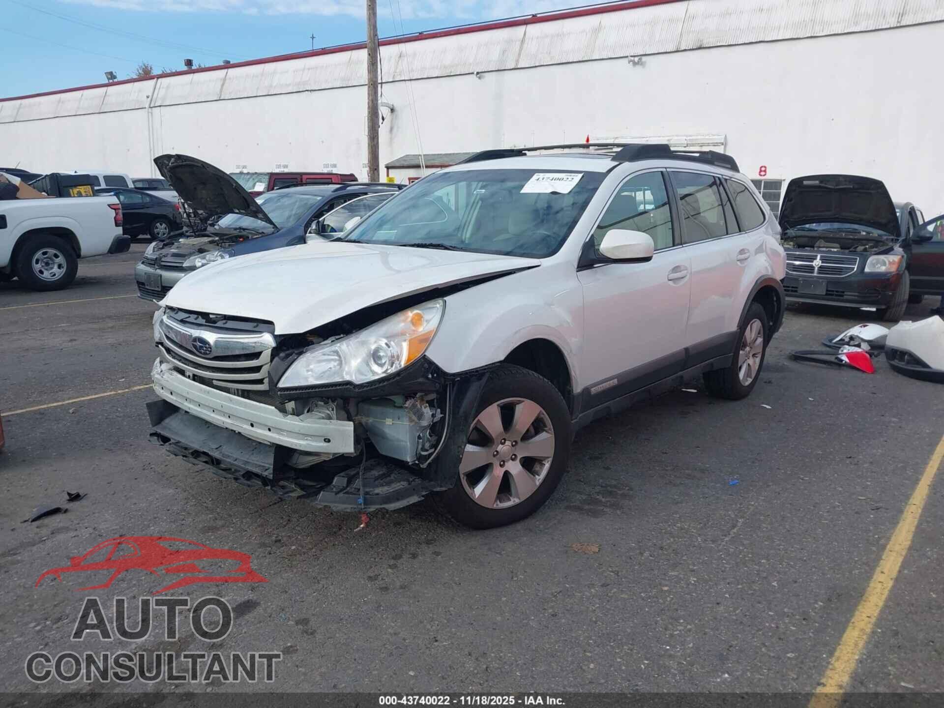 SUBARU OUTBACK 2011 - 4S4BRDLC6B2439654