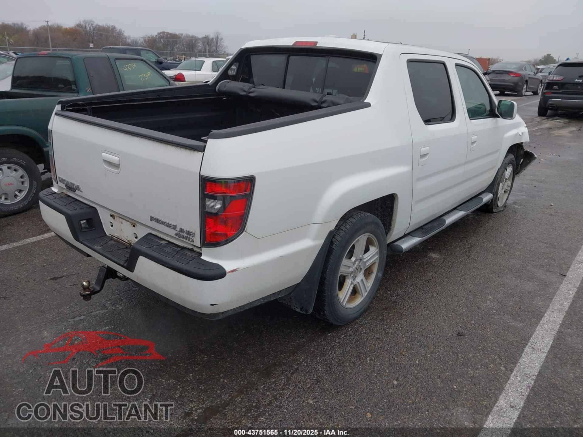HONDA RIDGELINE 2012 - 5FPYK1F57CB002654