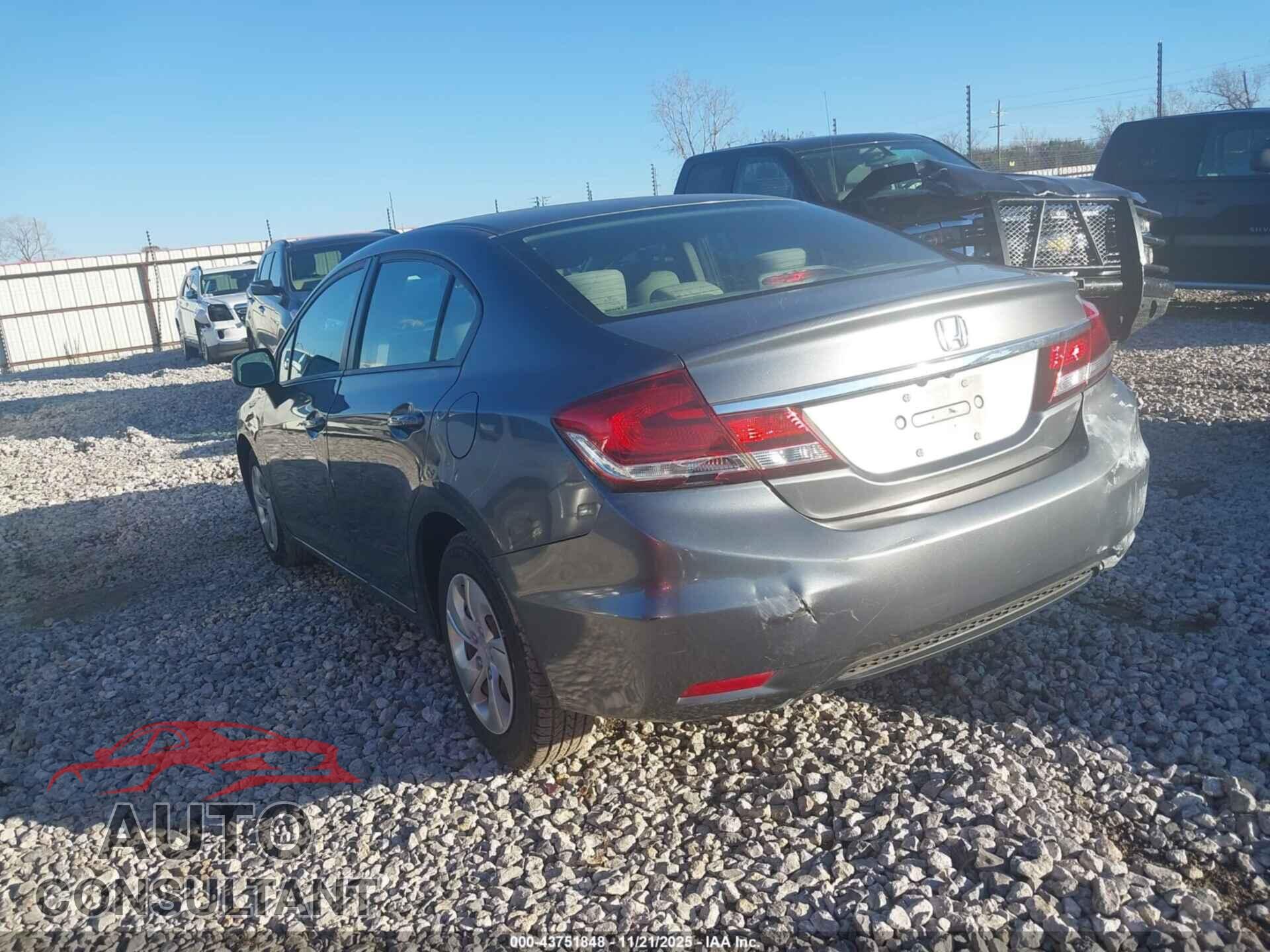 HONDA CIVIC 2013 - 19XFB2F59DE078535