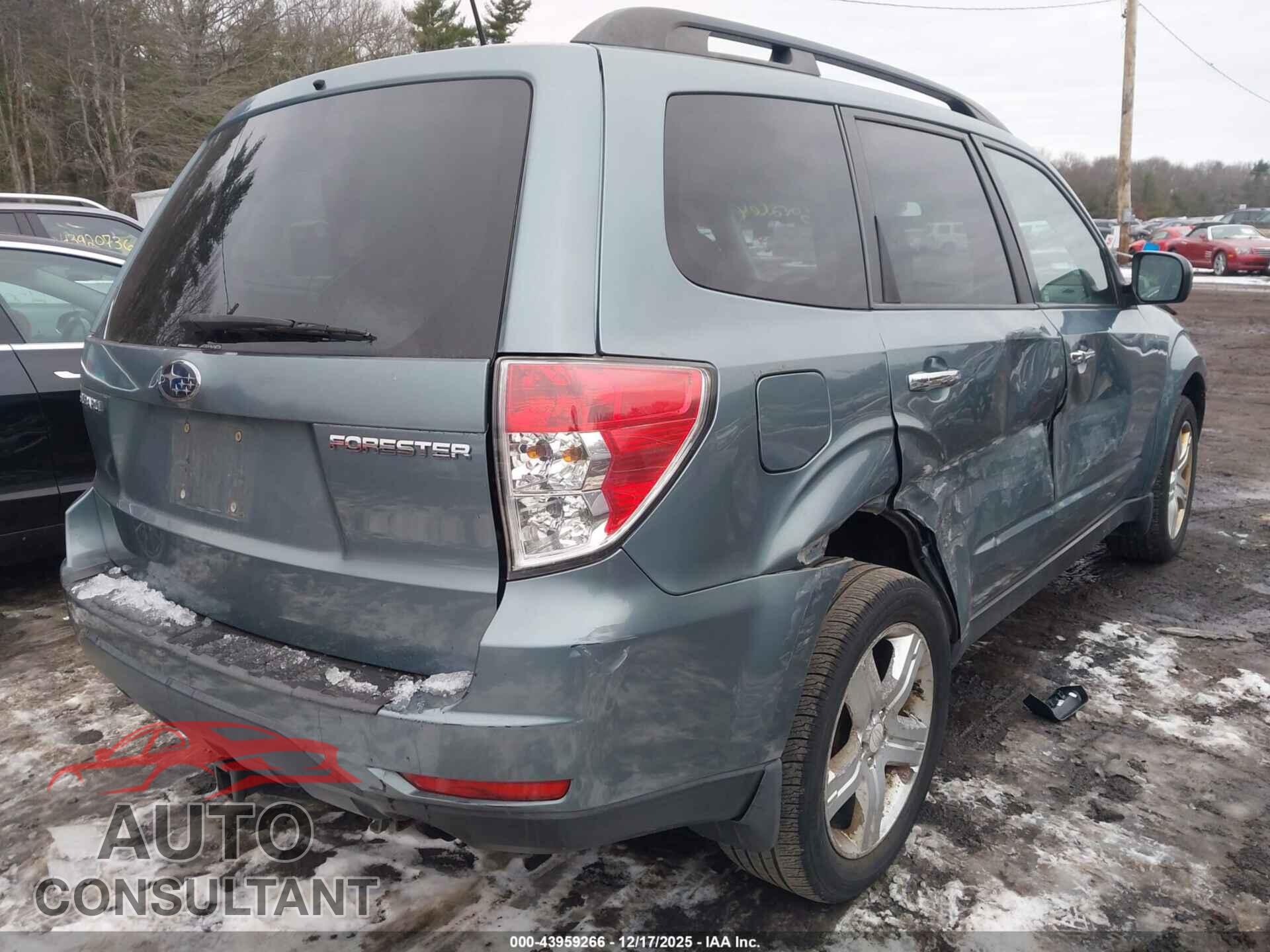 SUBARU FORESTER 2009 - JF2SH63689H783329