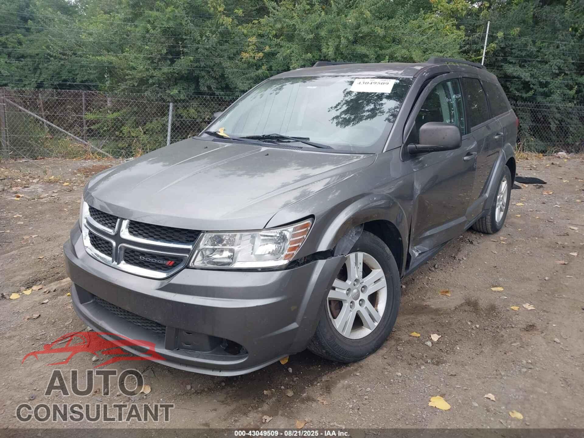 DODGE JOURNEY 2012 - 3C4PDCAB6CT372258
