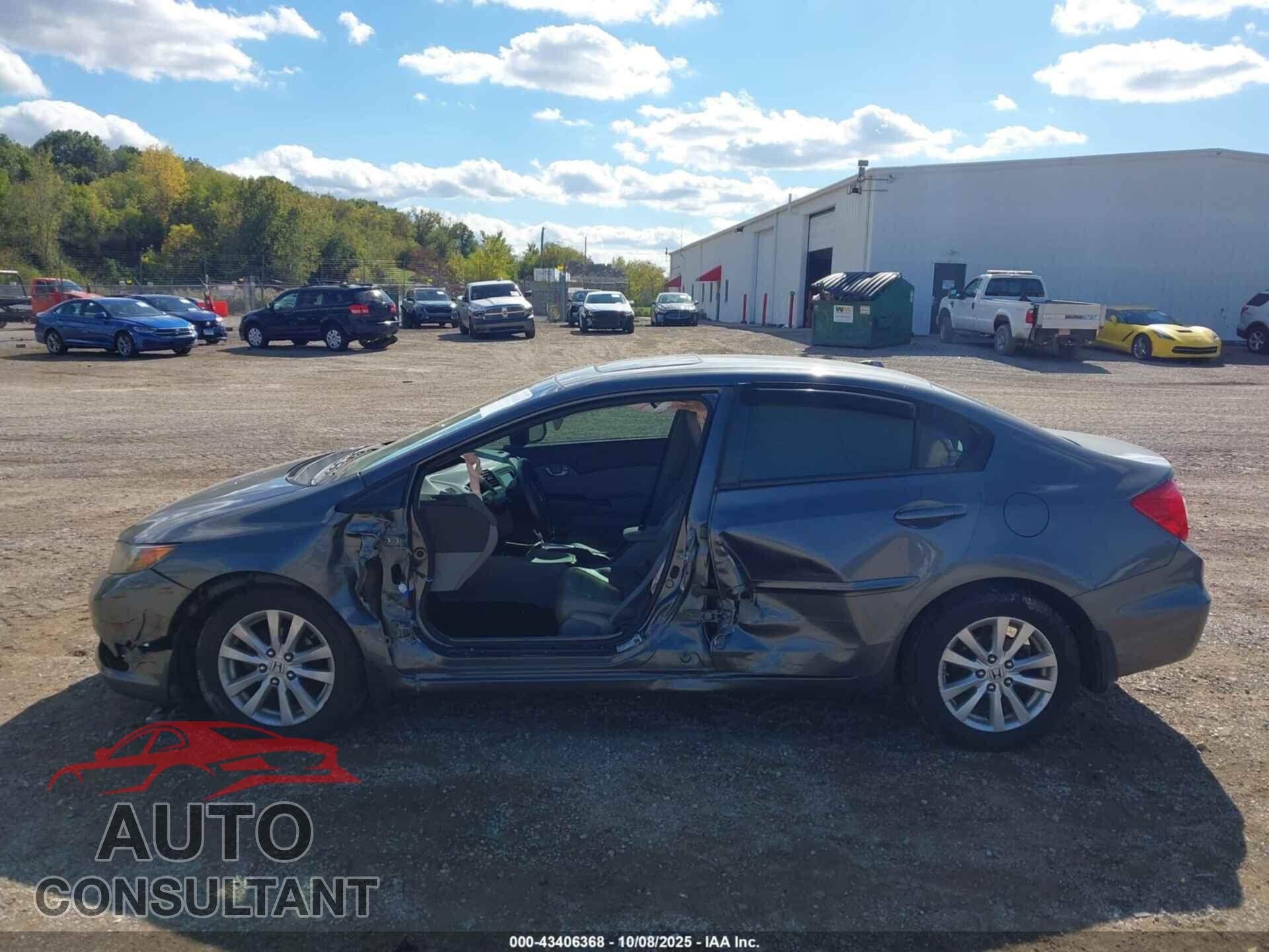 HONDA CIVIC 2012 - 19XFB2F96CE008993